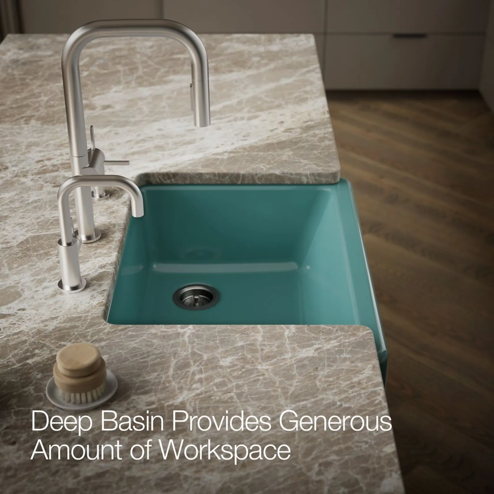29-1/2" undermount single-bowl farmhouse kitchen sink^Kohler Best