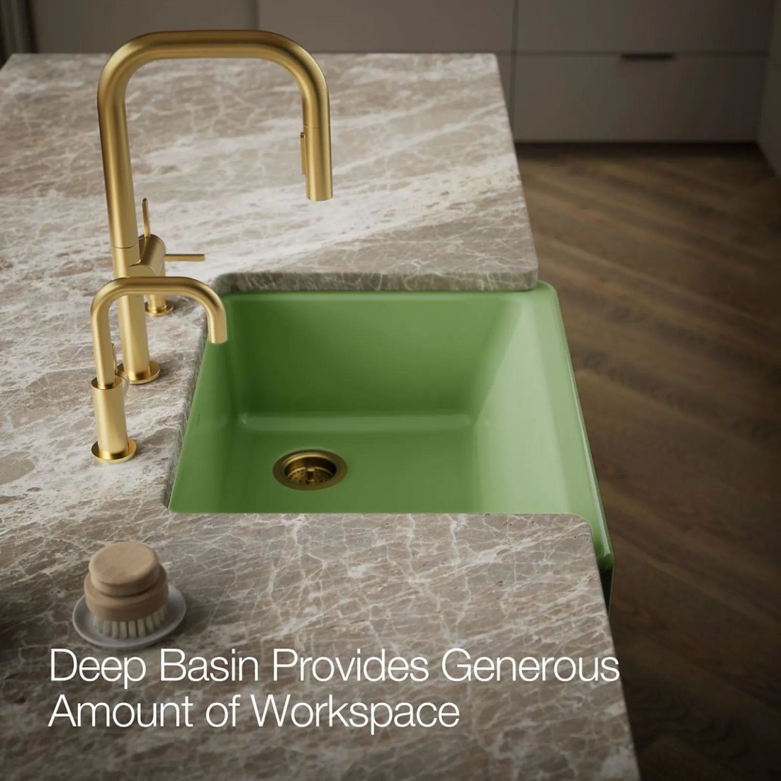 29-1/2" undermount single-bowl farmhouse kitchen sink^Kohler Best