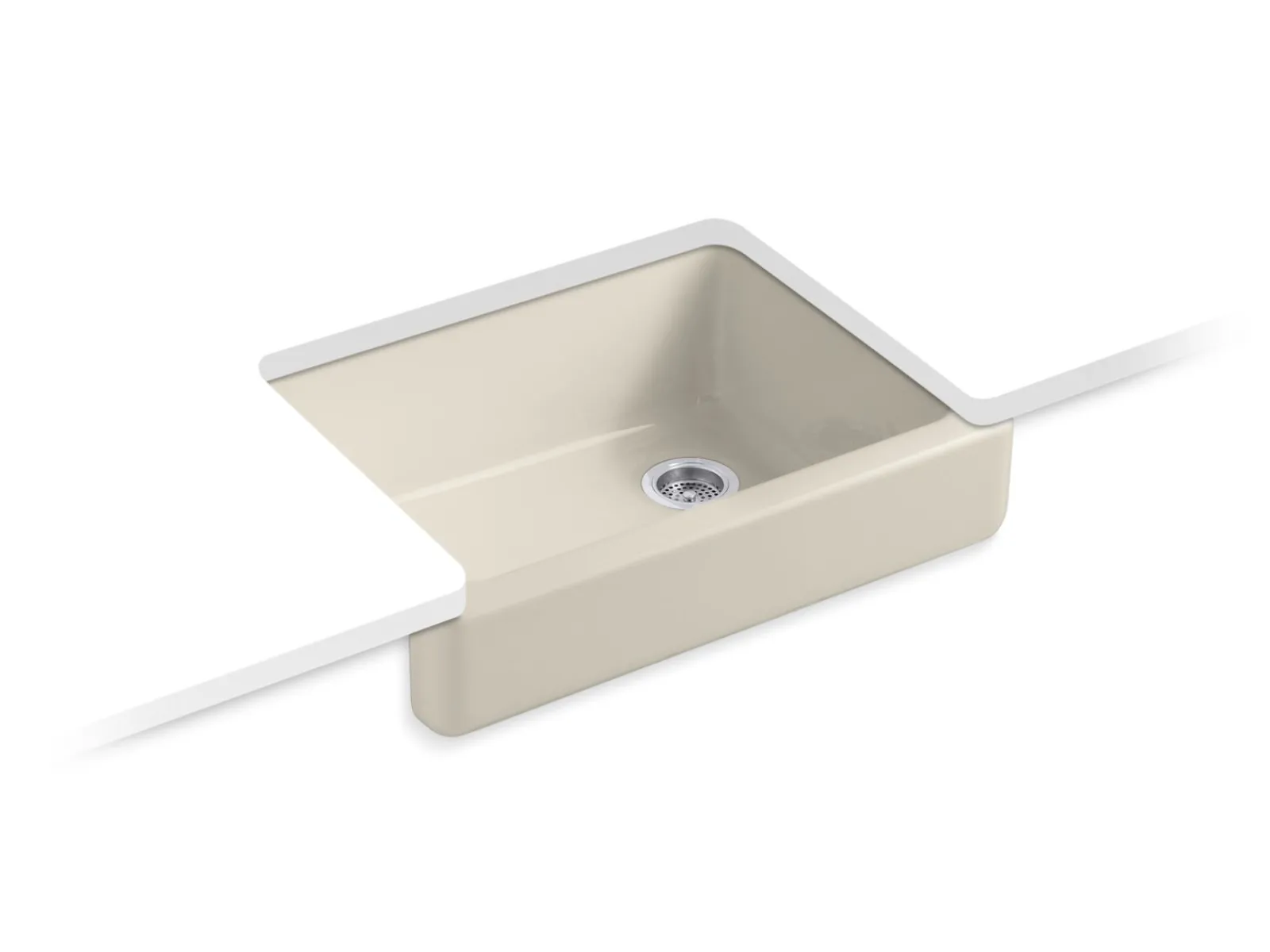 29-1/2" undermount single-bowl farmhouse kitchen sink^Kohler Best