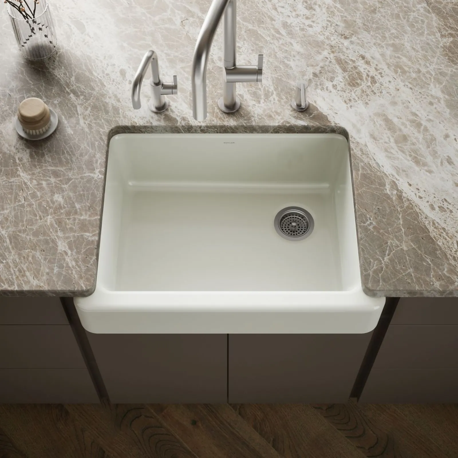 29-1/2" undermount single-bowl farmhouse kitchen sink^Kohler Best