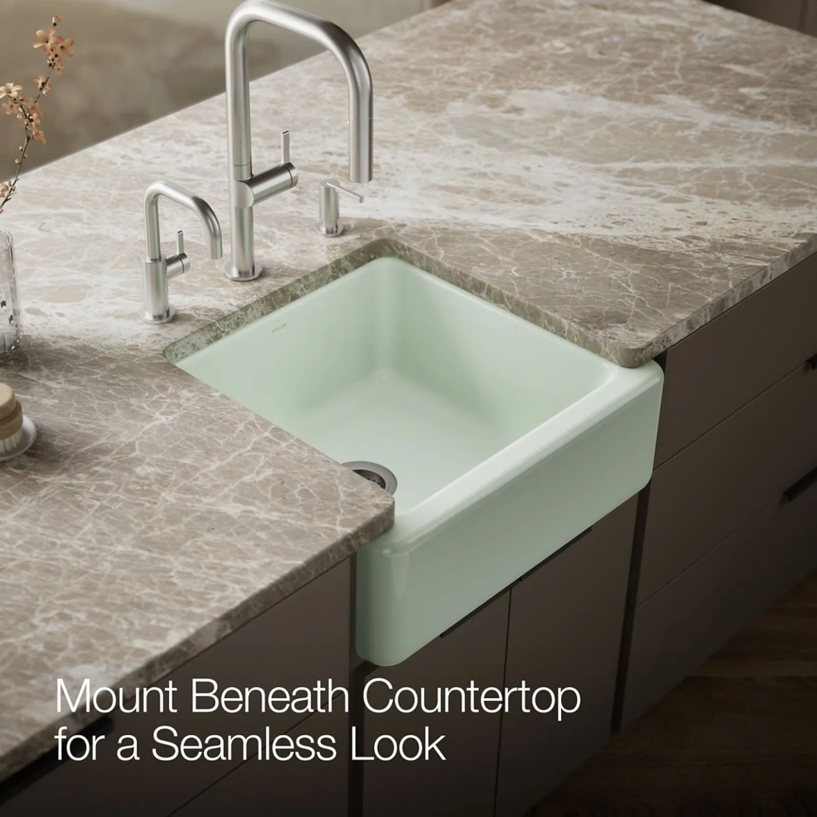 23-1/2" undermount single-bowl farmhouse kitchen sink^Kohler Best
