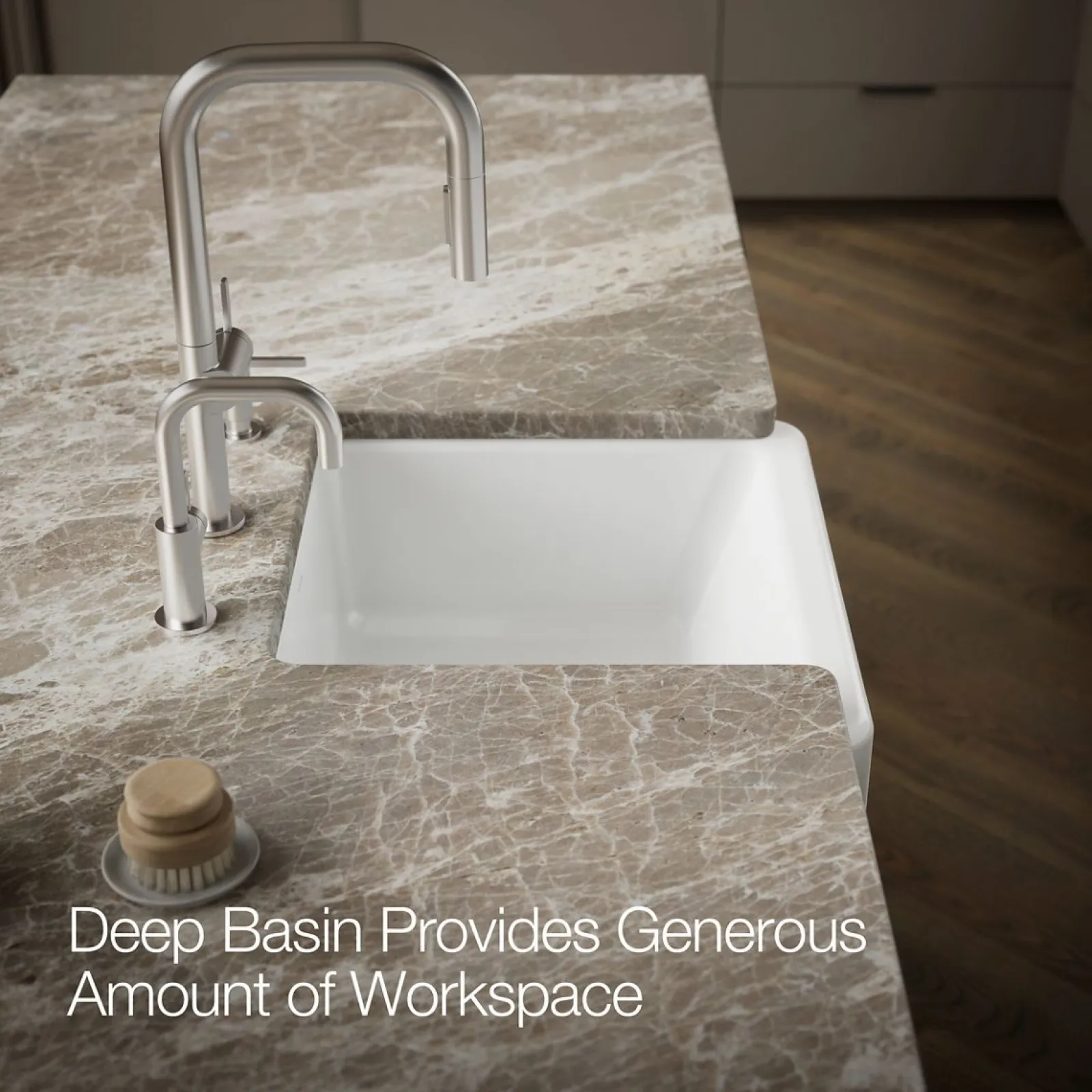 23-1/2" undermount single-bowl farmhouse kitchen sink^Kohler Best