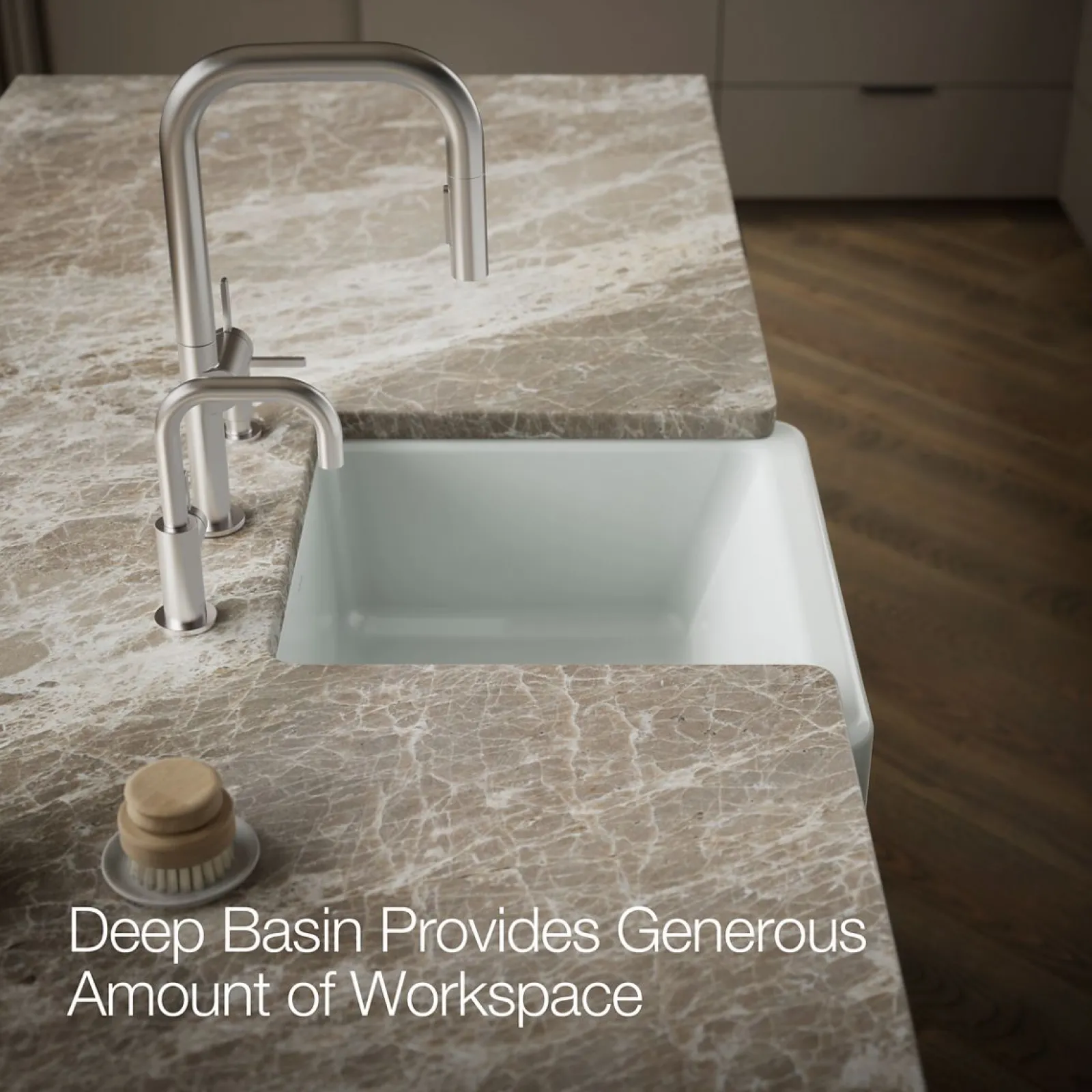 23-1/2" undermount single-bowl farmhouse kitchen sink^Kohler Best