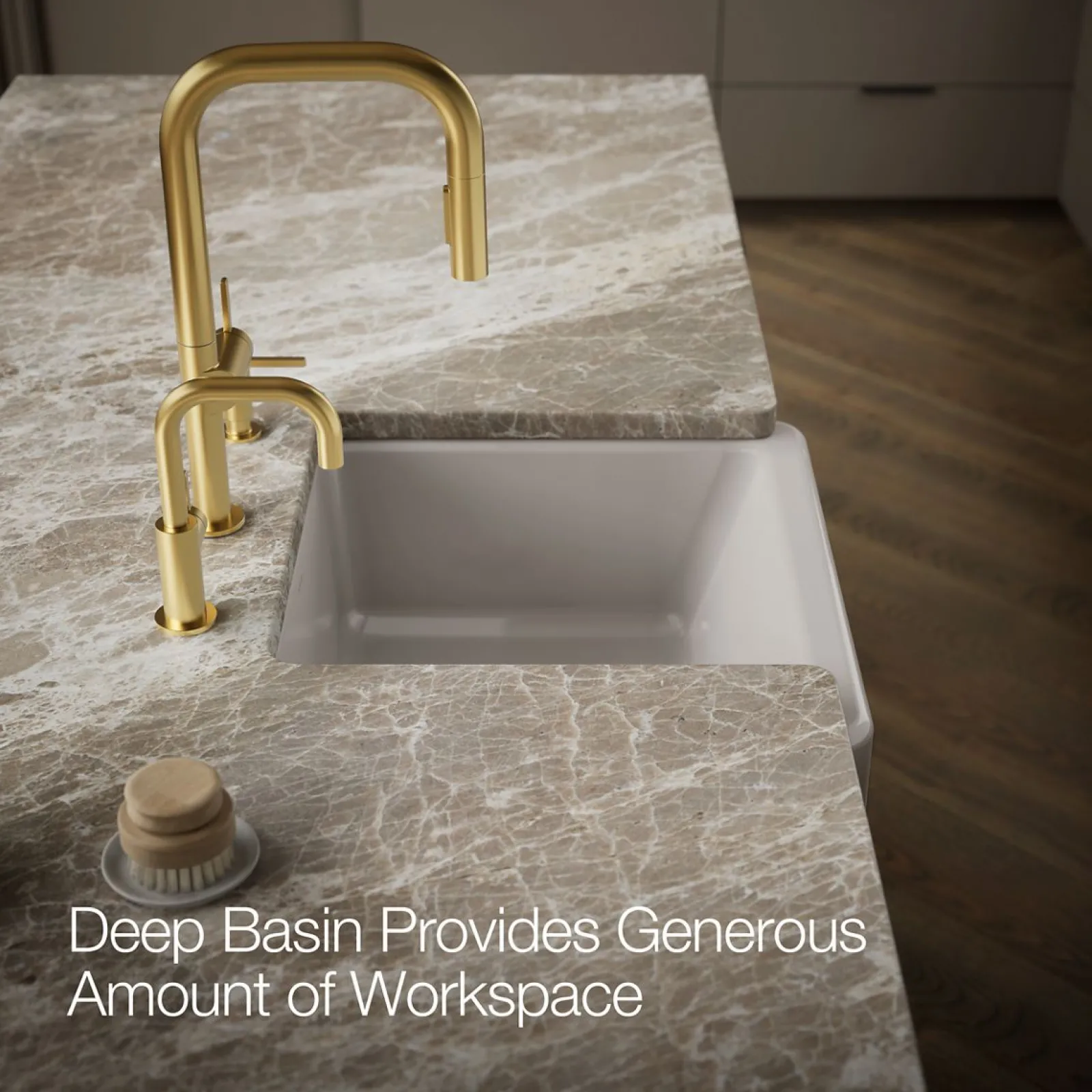 23-1/2" undermount single-bowl farmhouse kitchen sink^Kohler Best