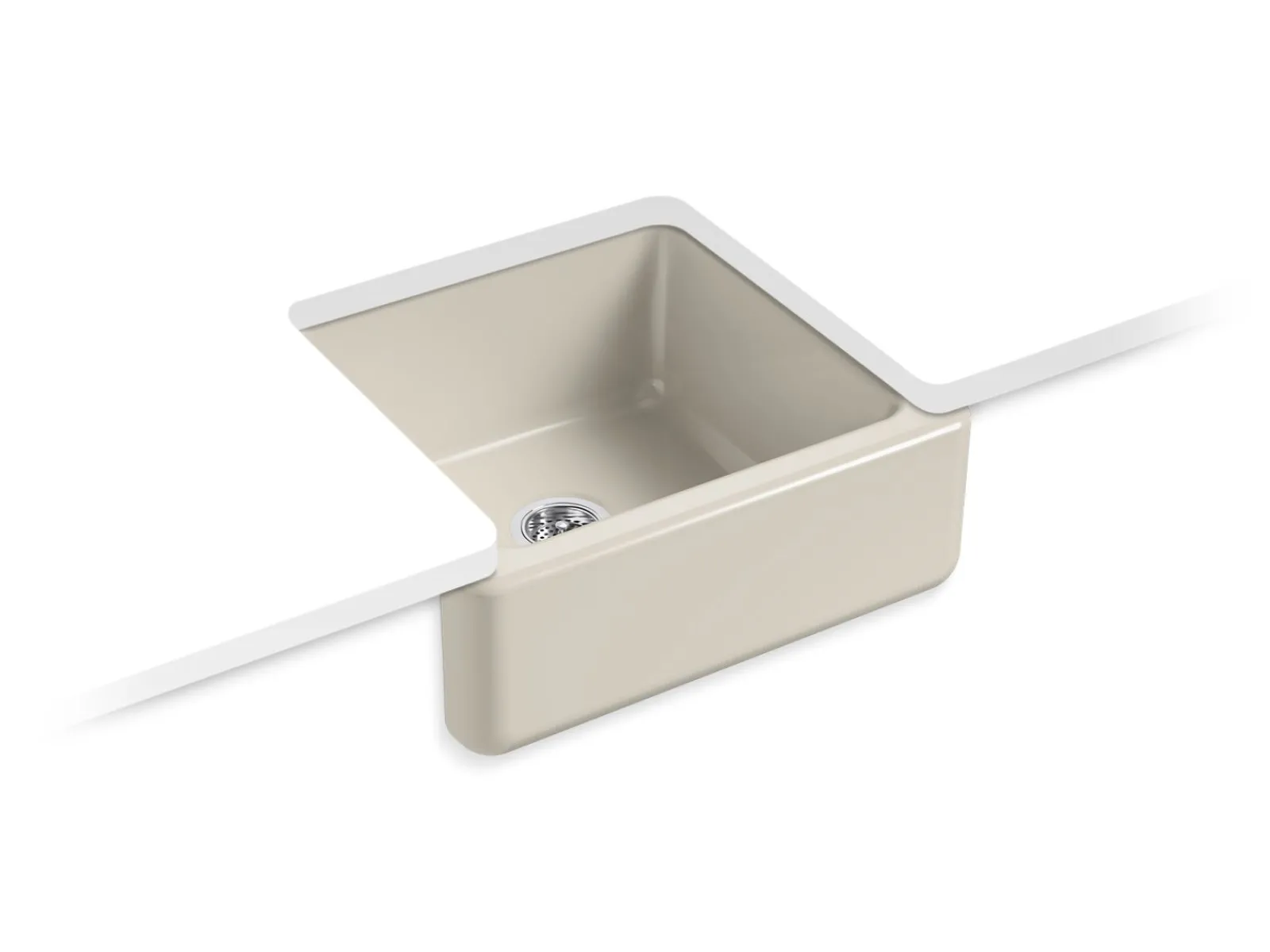 23-1/2" undermount single-bowl farmhouse kitchen sink^Kohler Best