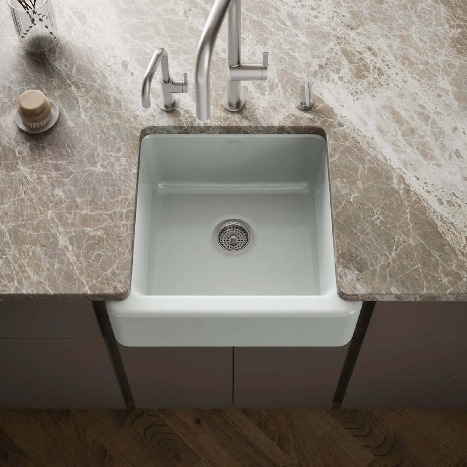 23-1/2" undermount single-bowl farmhouse kitchen sink^Kohler Best