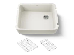 28" undermount single-bowl farmhouse kitchen sink^Kohler Sale