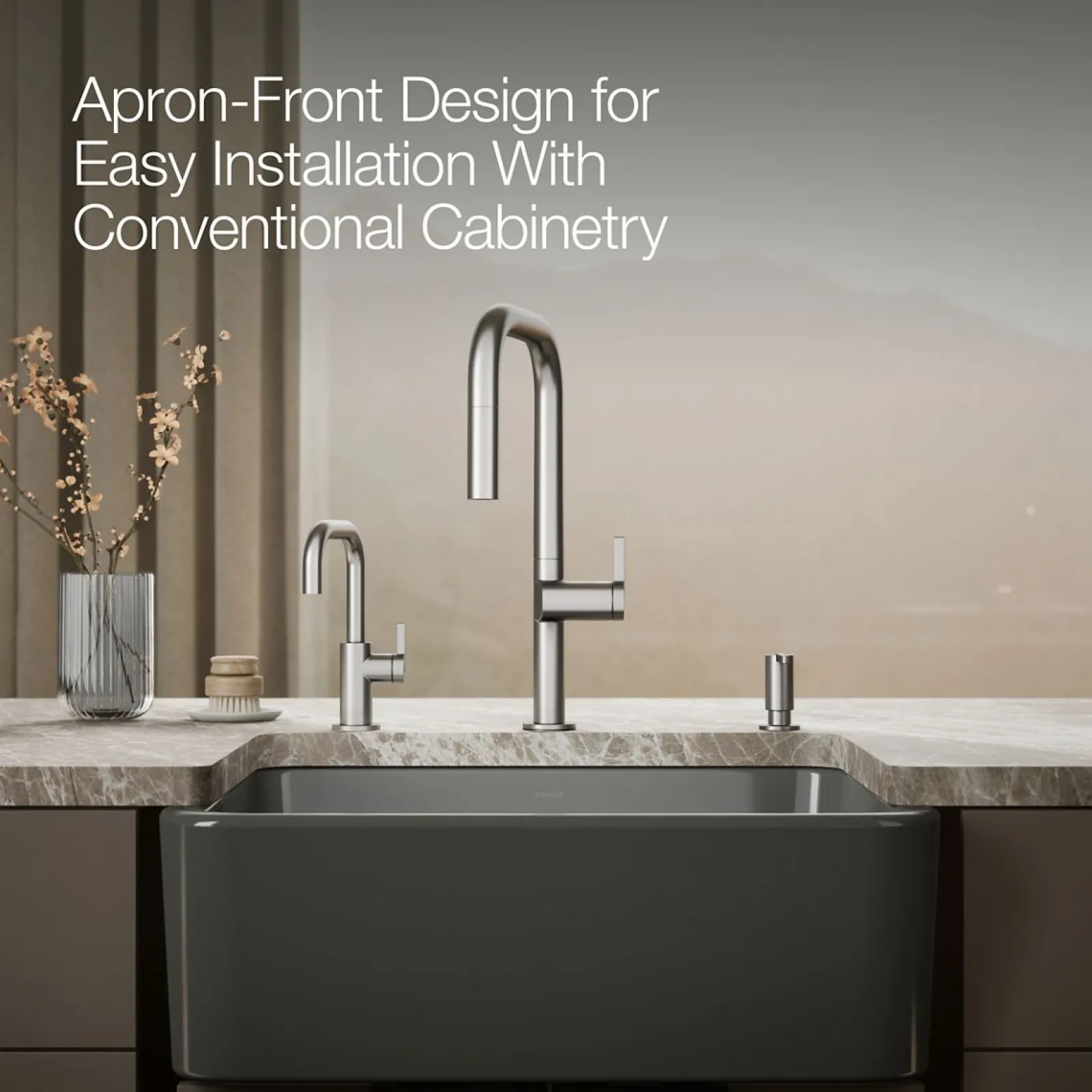 28" undermount single-bowl farmhouse kitchen sink^Kohler Sale