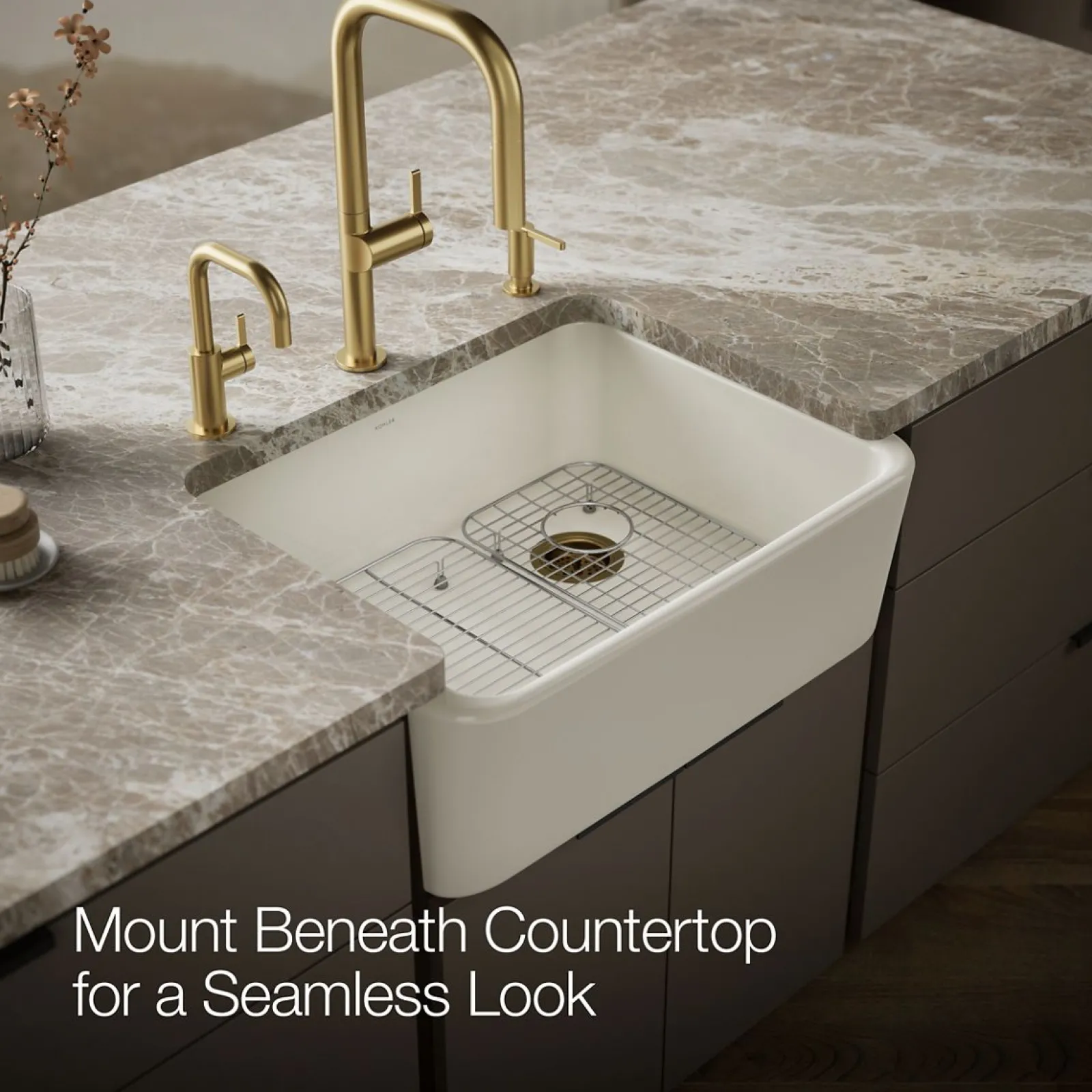 28" undermount single-bowl farmhouse kitchen sink^Kohler Sale