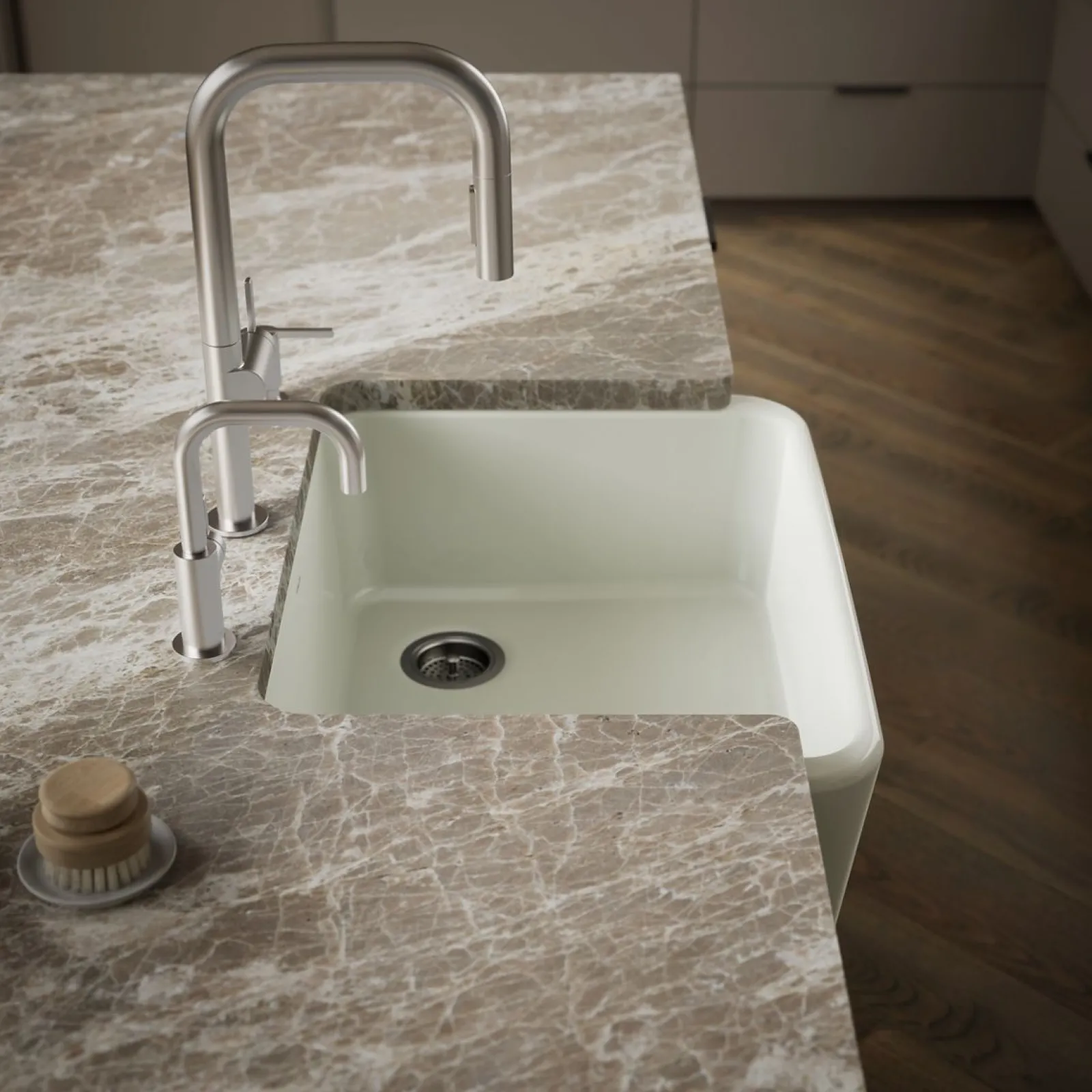 28" undermount single-bowl farmhouse kitchen sink^Kohler Sale