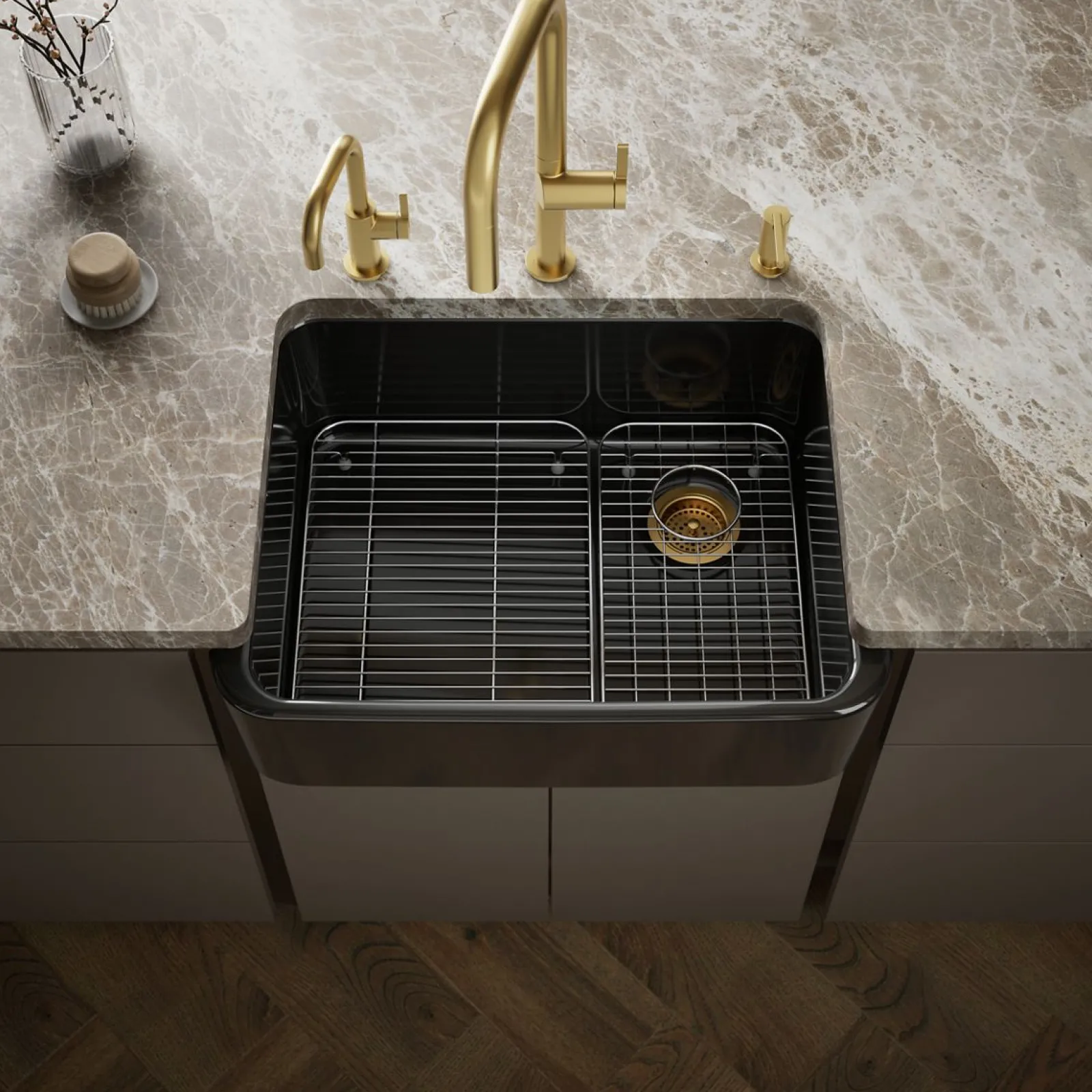 28" undermount single-bowl farmhouse kitchen sink^Kohler Sale