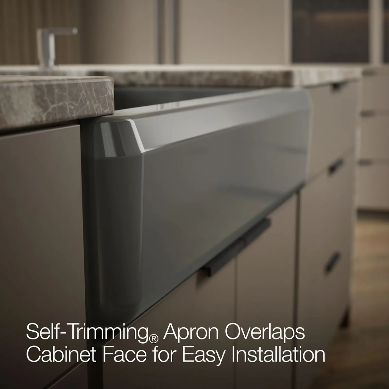 35-3/4" undermount single-bowl farmhouse workstation kitchen sink^Kohler Clearance