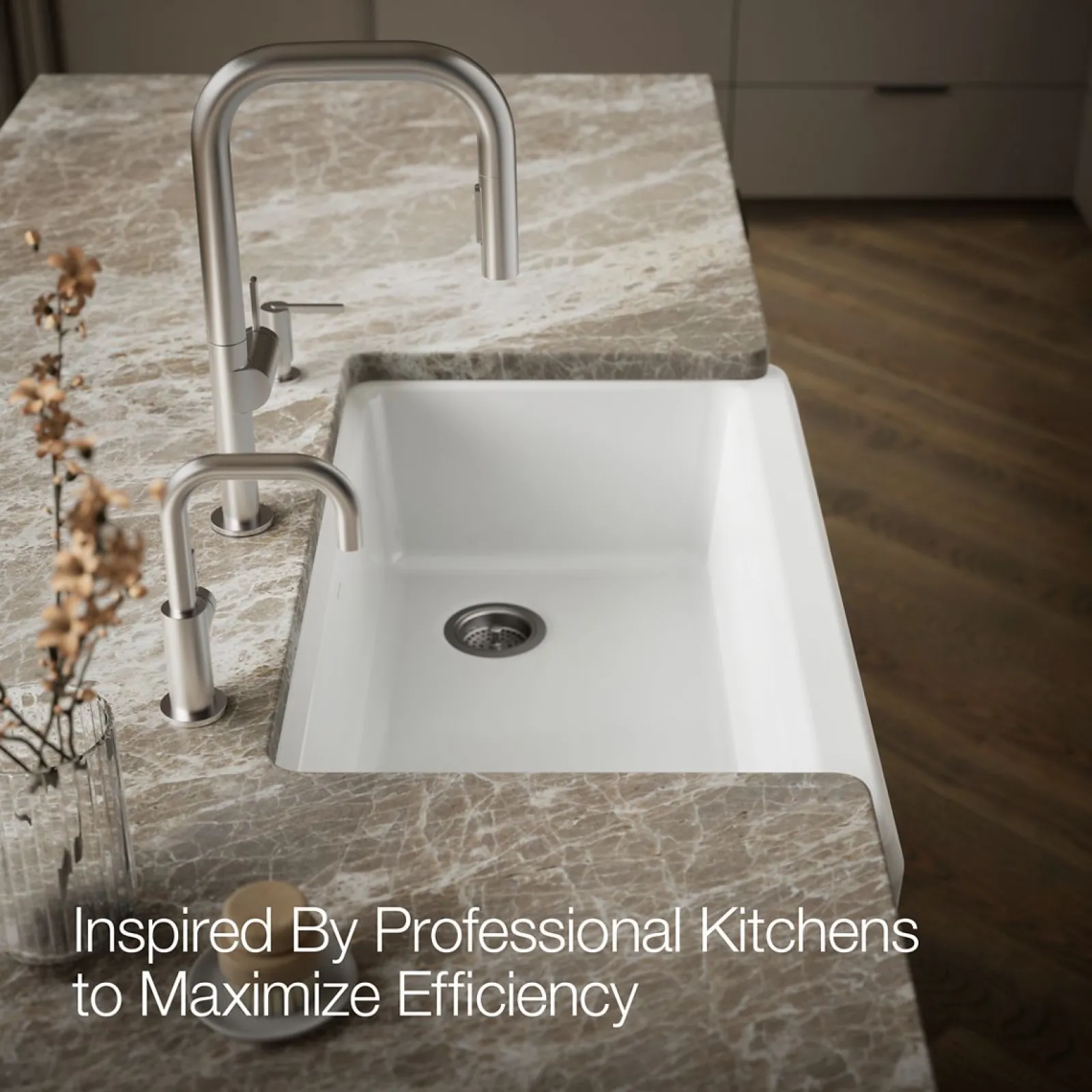 35-3/4" undermount single-bowl farmhouse workstation kitchen sink^Kohler Clearance