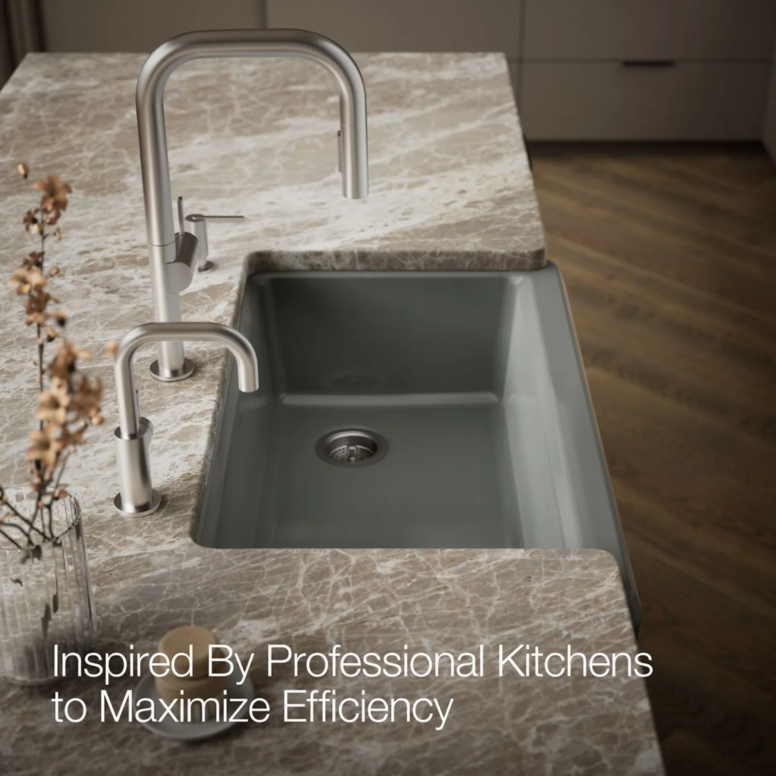 35-3/4" undermount single-bowl farmhouse workstation kitchen sink^Kohler Clearance