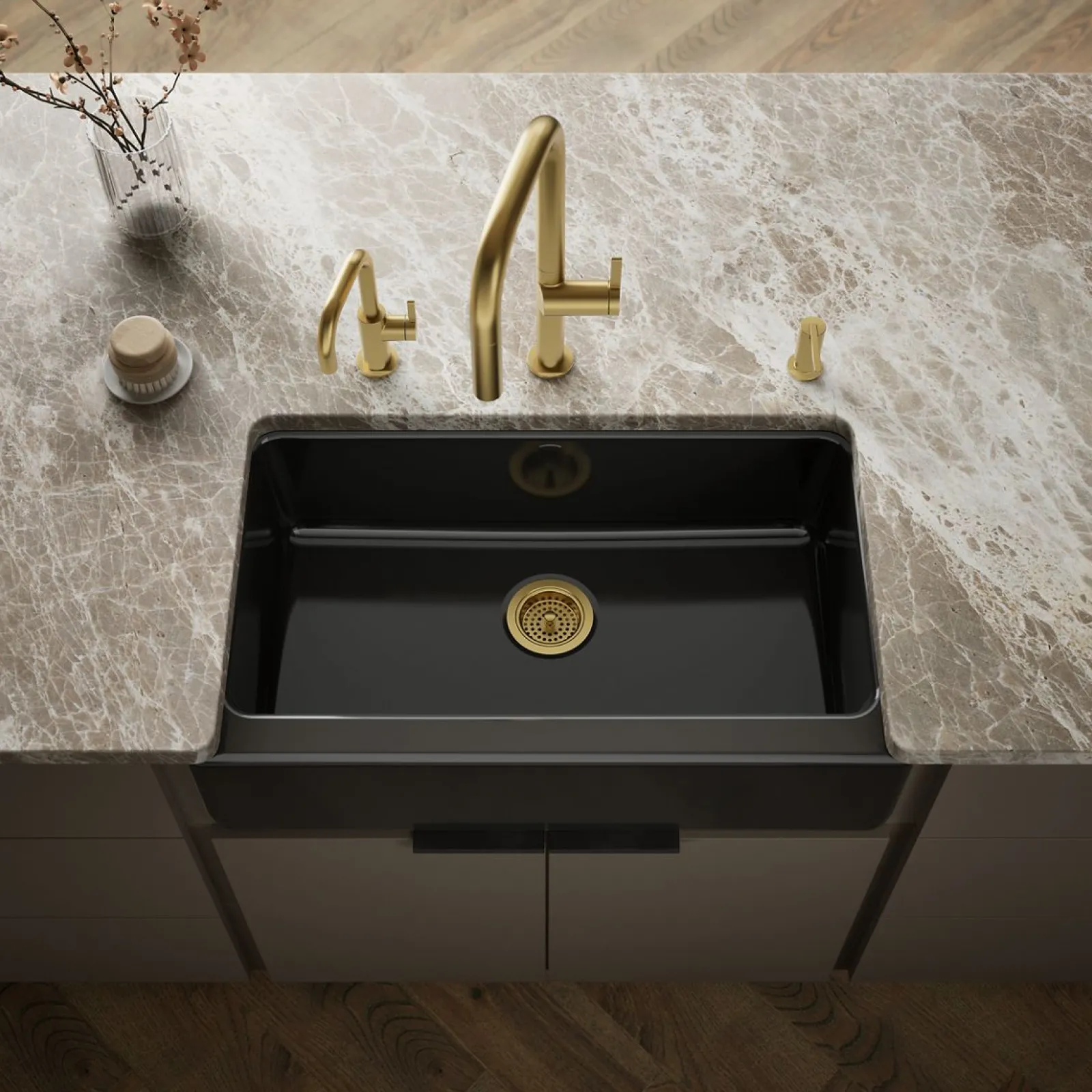 33" undermount single-bowl farmhouse kitchen sink^Kohler Sale