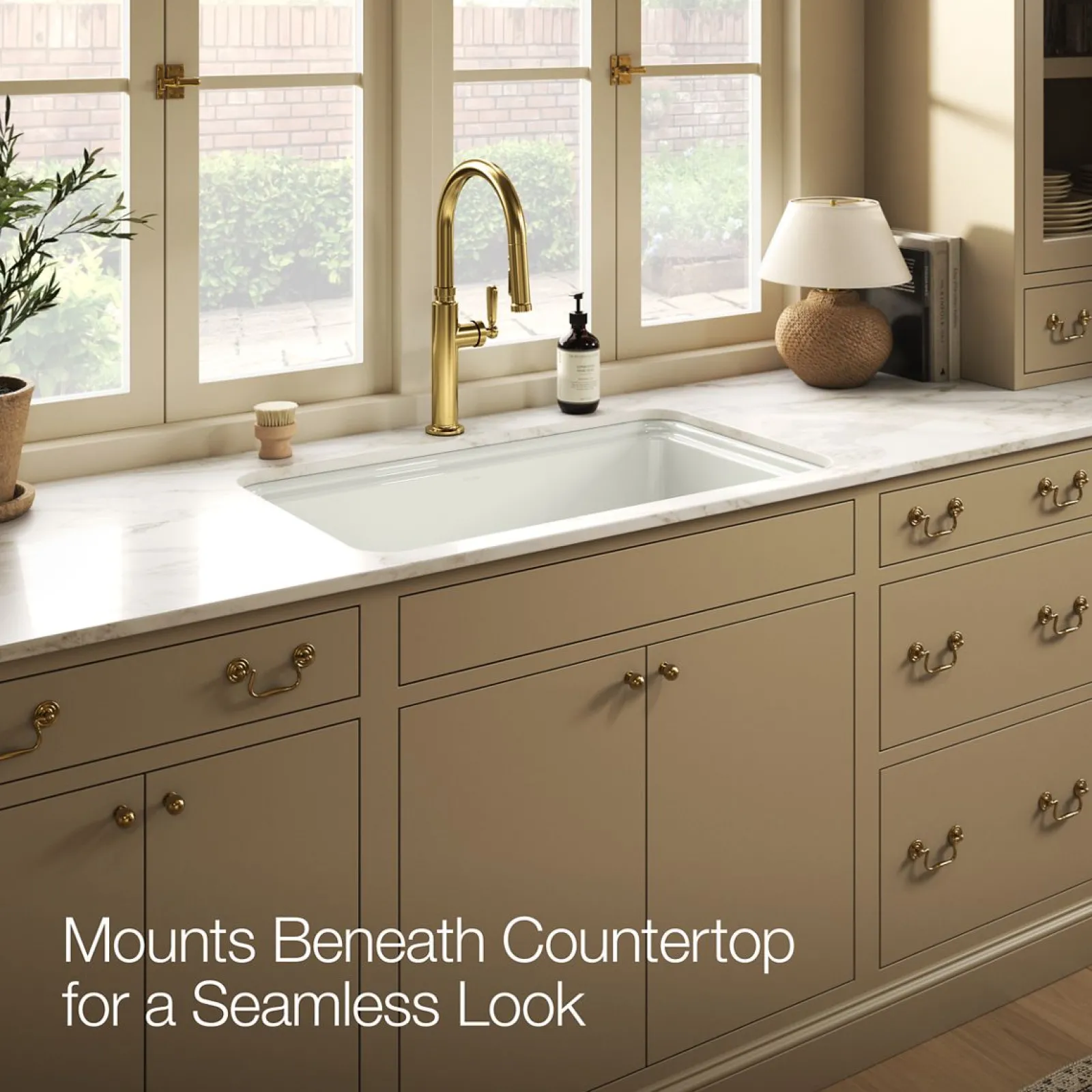 33" undermount single-bowl kitchen sink^Kohler Online