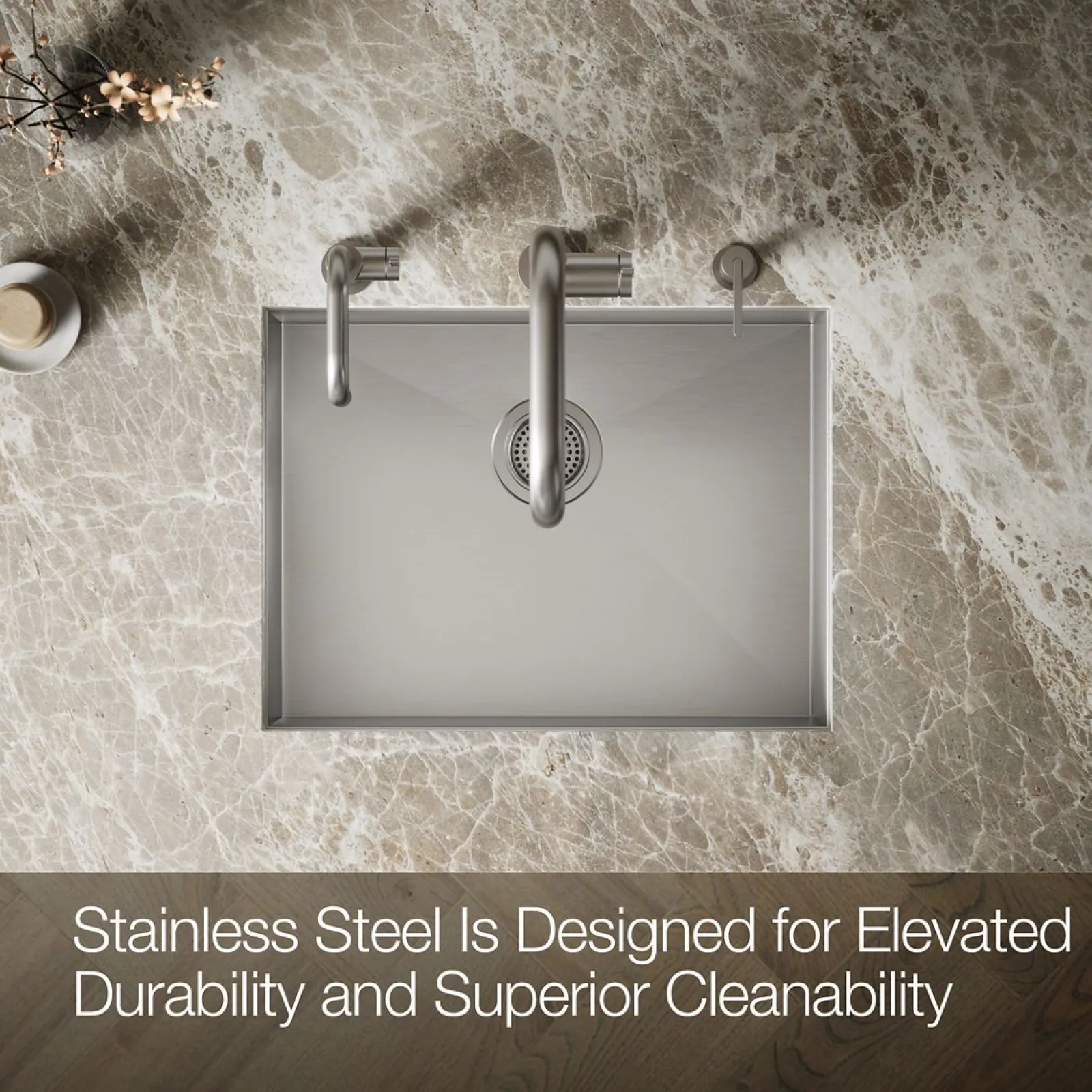 24" undermount single-bowl kitchen sink^Kohler