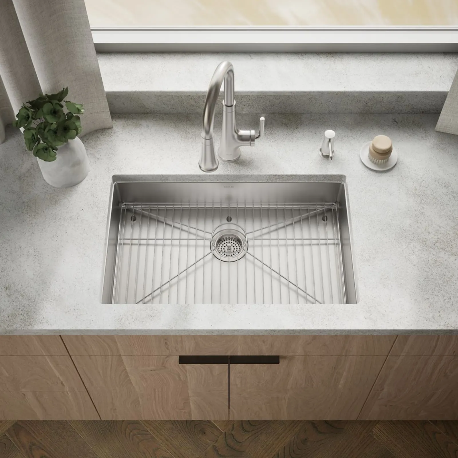 29" undermount single-bowl kitchen sink^Kohler Sale
