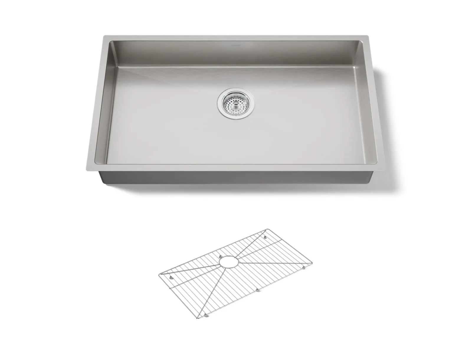 32" undermount single-bowl kitchen sink^Kohler Hot