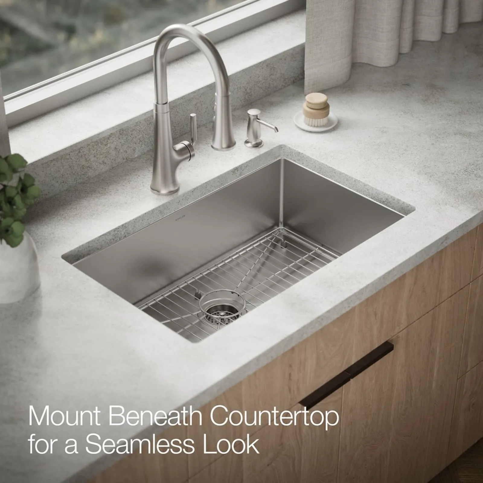 29" undermount single-bowl kitchen sink^Kohler Discount