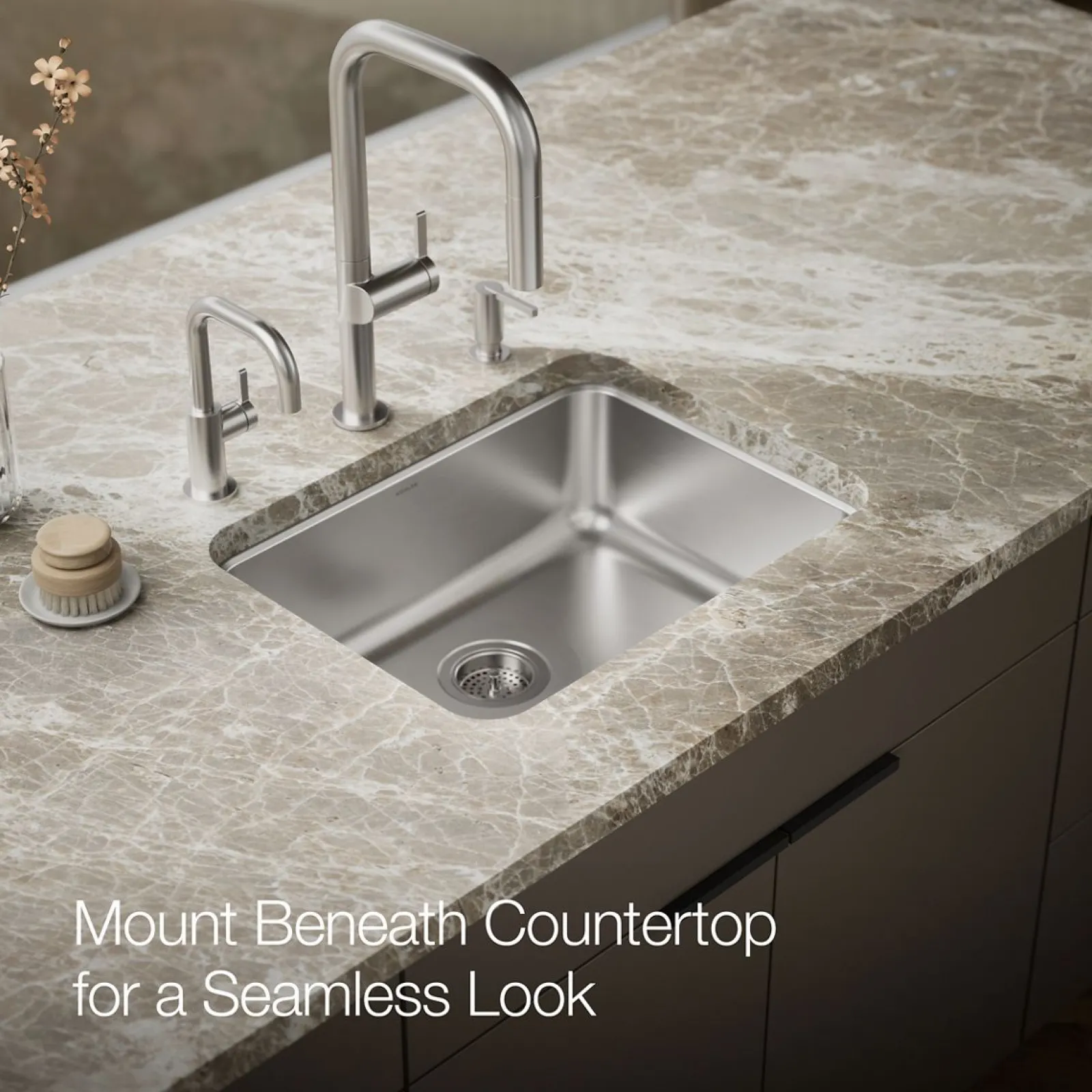 23" undermount single-bowl kitchen sink^Kohler Outlet