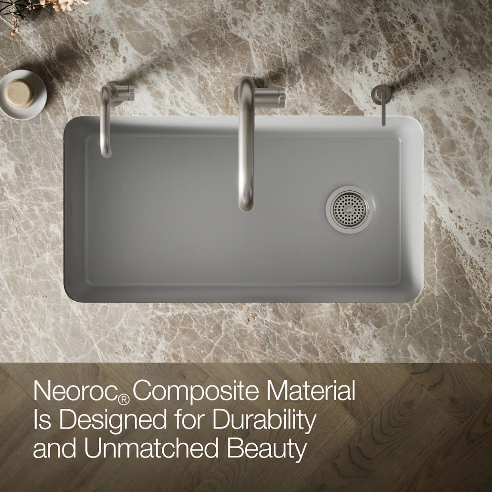 33-1/2" undermount single-bowl kitchen sink^Kohler