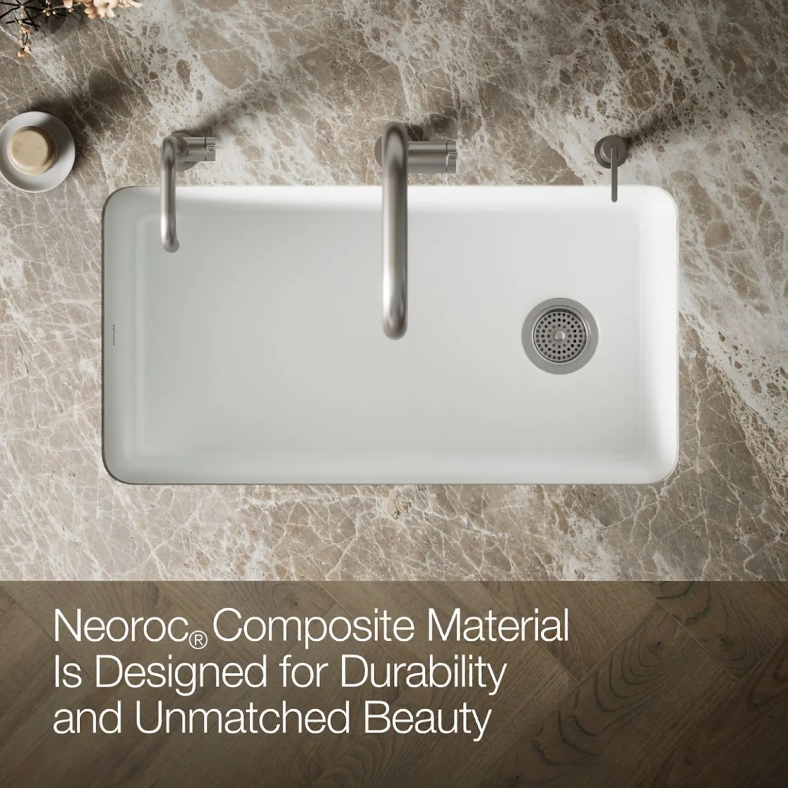 33-1/2" undermount single-bowl kitchen sink^Kohler