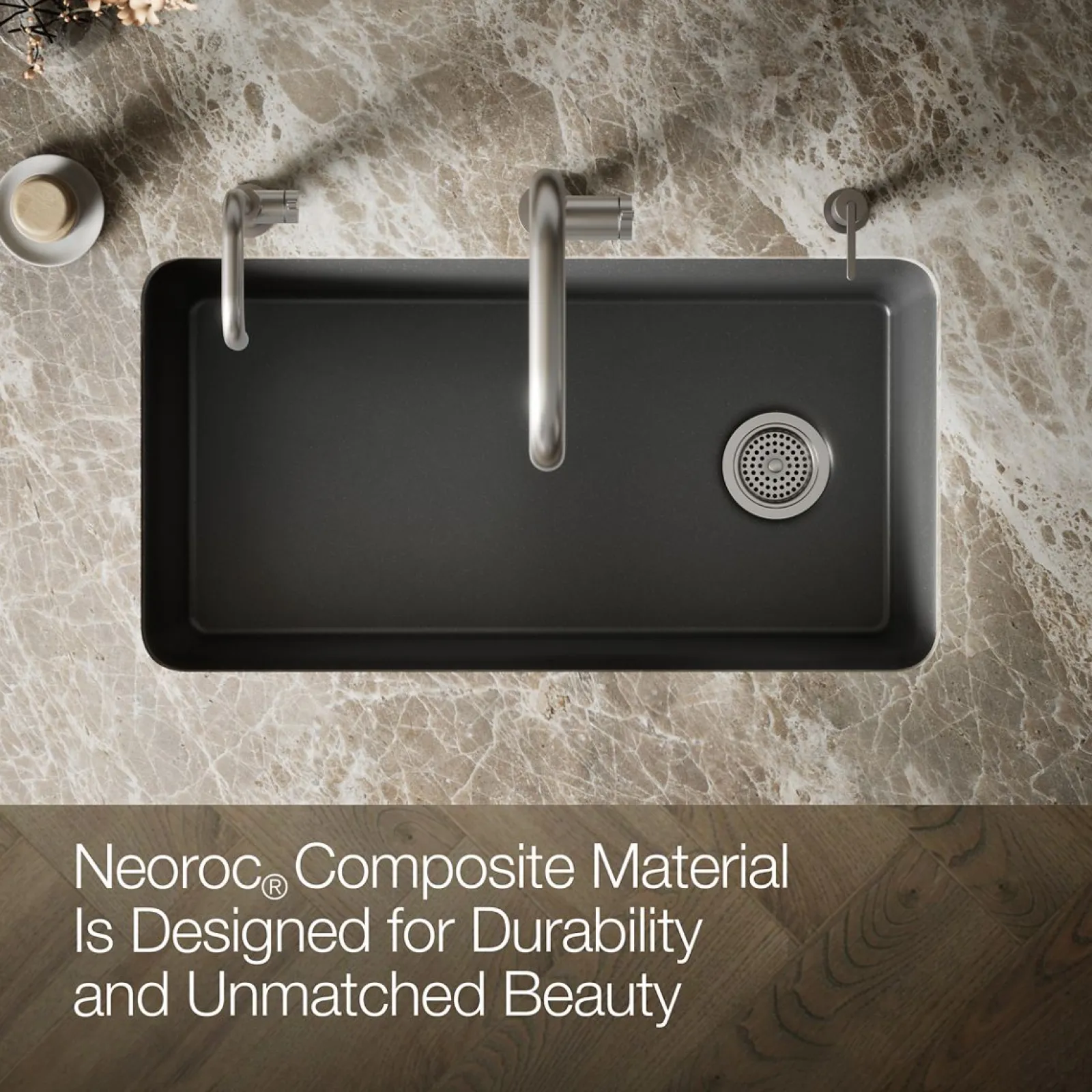 33-1/2" undermount single-bowl kitchen sink^Kohler
