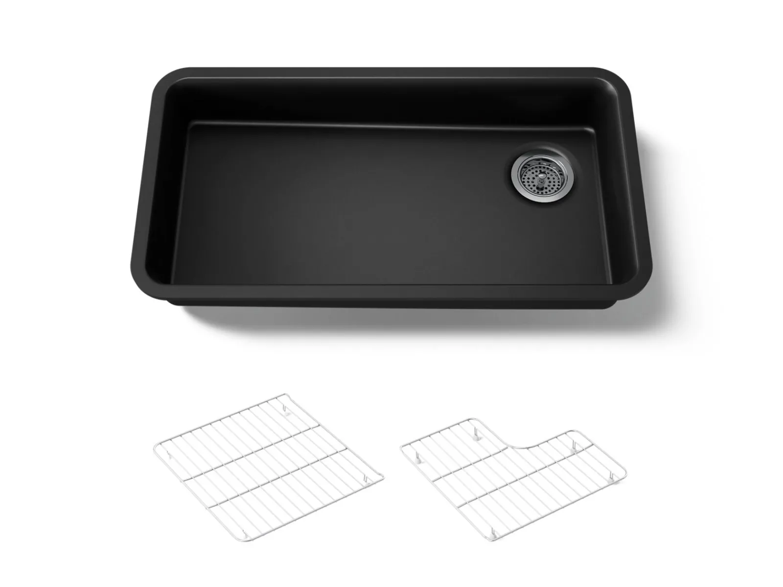 33" undermount single-bowl kitchen sink^Kohler Hot