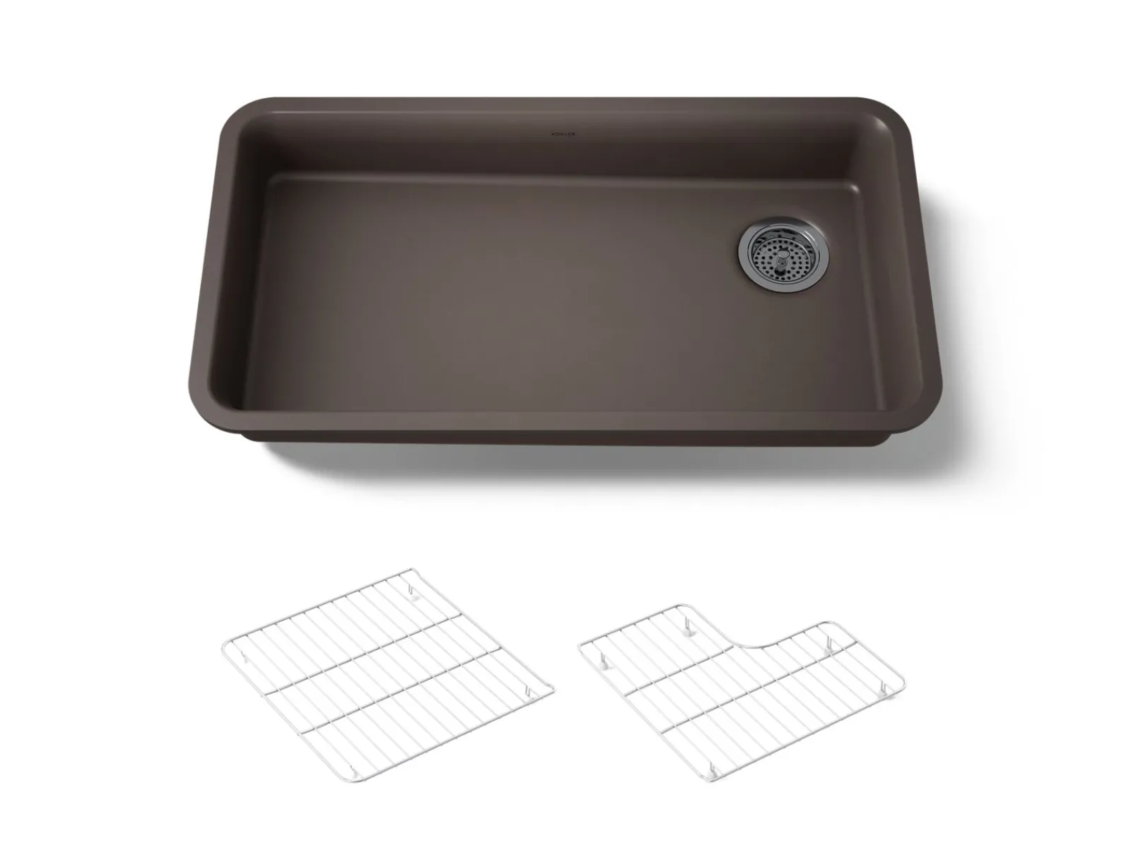 33" undermount single-bowl kitchen sink^Kohler Hot