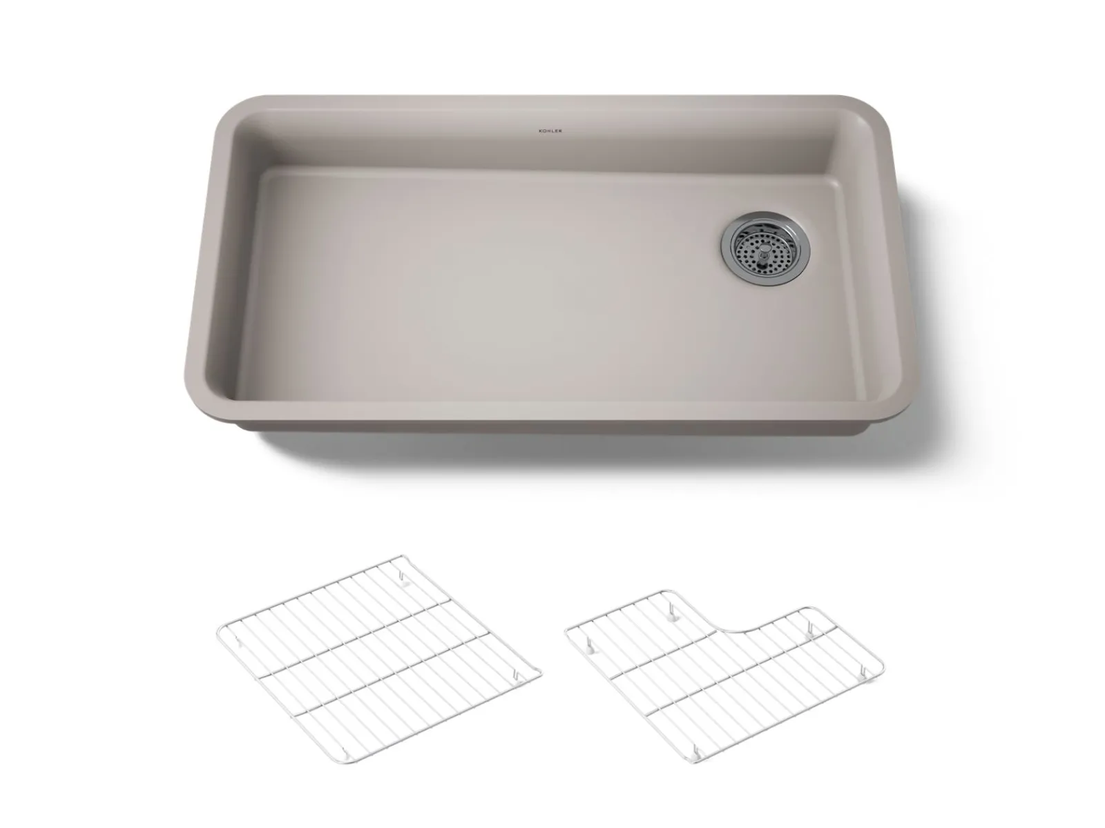 33" undermount single-bowl kitchen sink^Kohler Hot