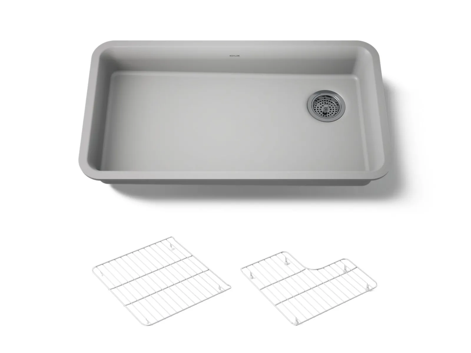 33" undermount single-bowl kitchen sink^Kohler Hot