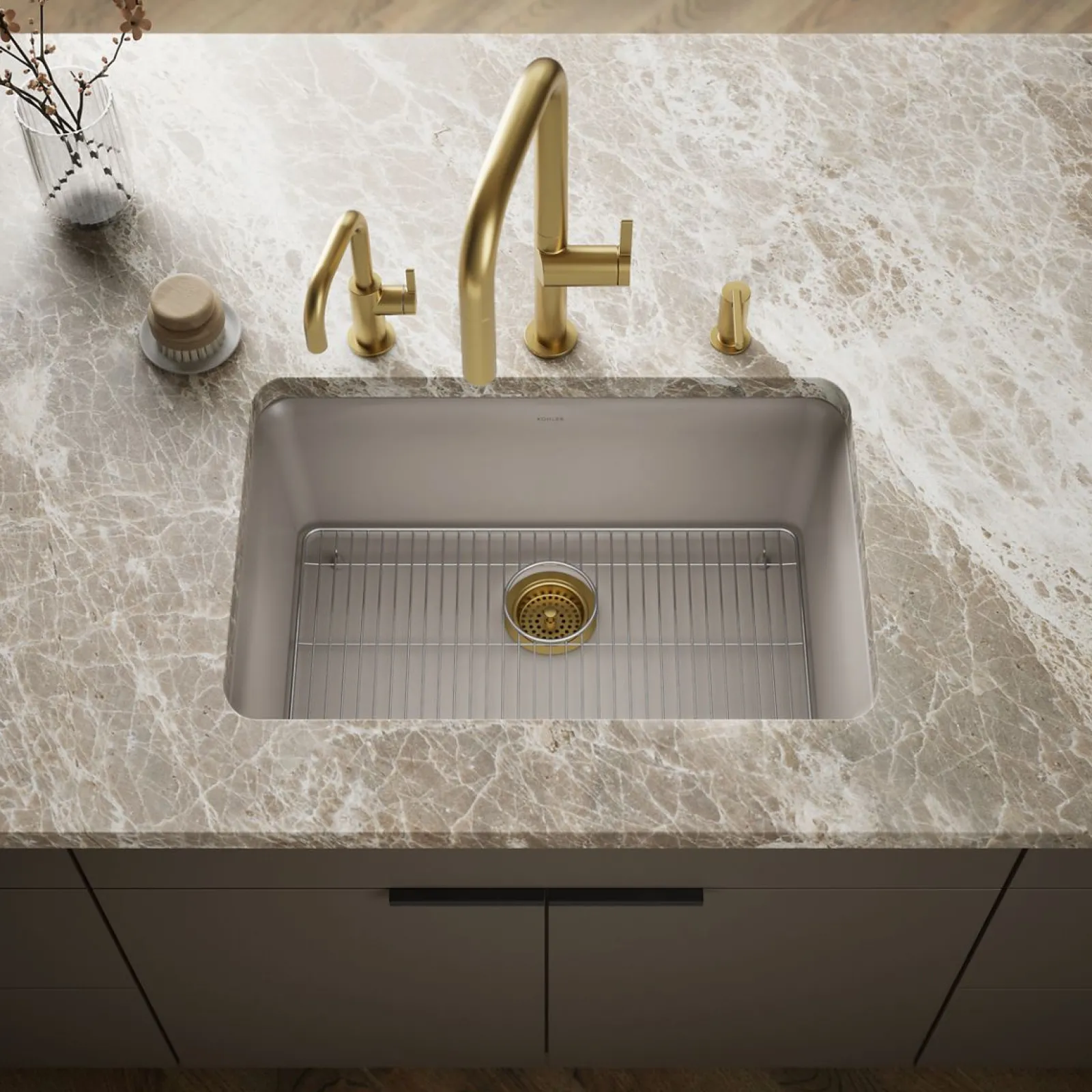 27-1/2" undermount single-bowl kitchen sink^Kohler New