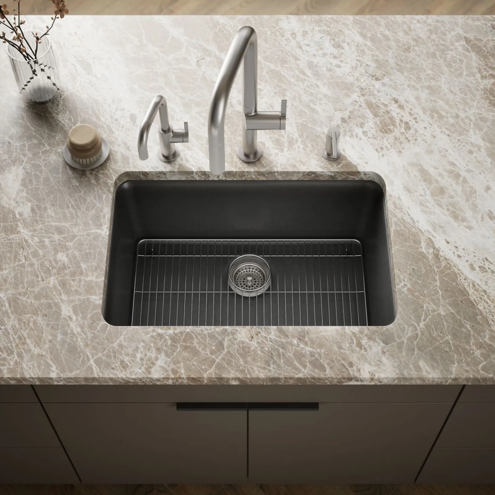 27-1/2" undermount single-bowl kitchen sink^Kohler New