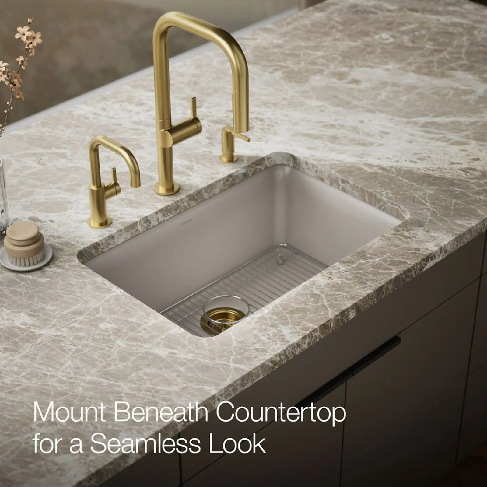 27-1/2" undermount single-bowl kitchen sink^Kohler New