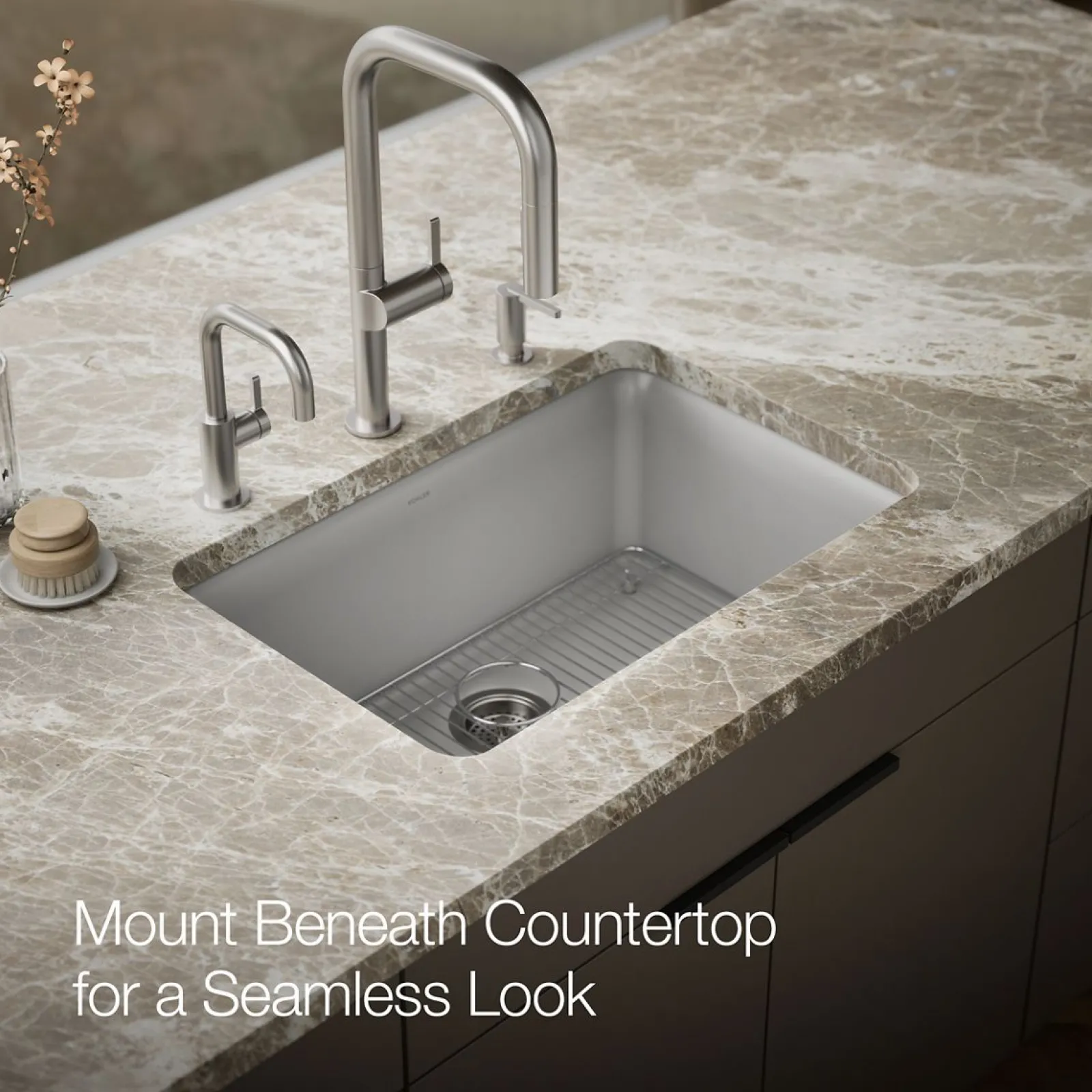 27-1/2" undermount single-bowl kitchen sink^Kohler New