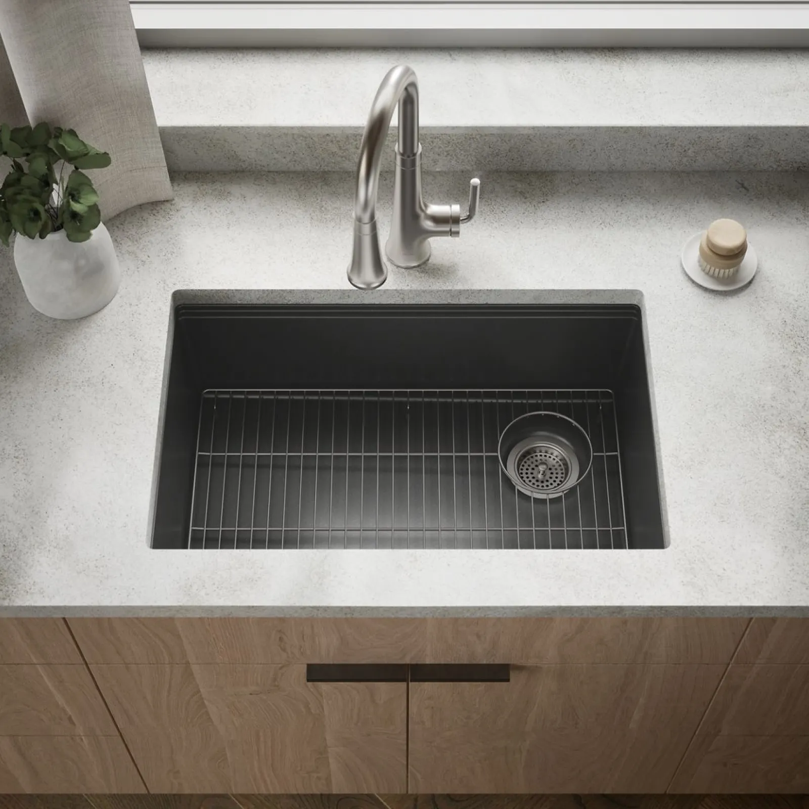 29-1/2" undermount single-bowl kitchen sink^Kohler New