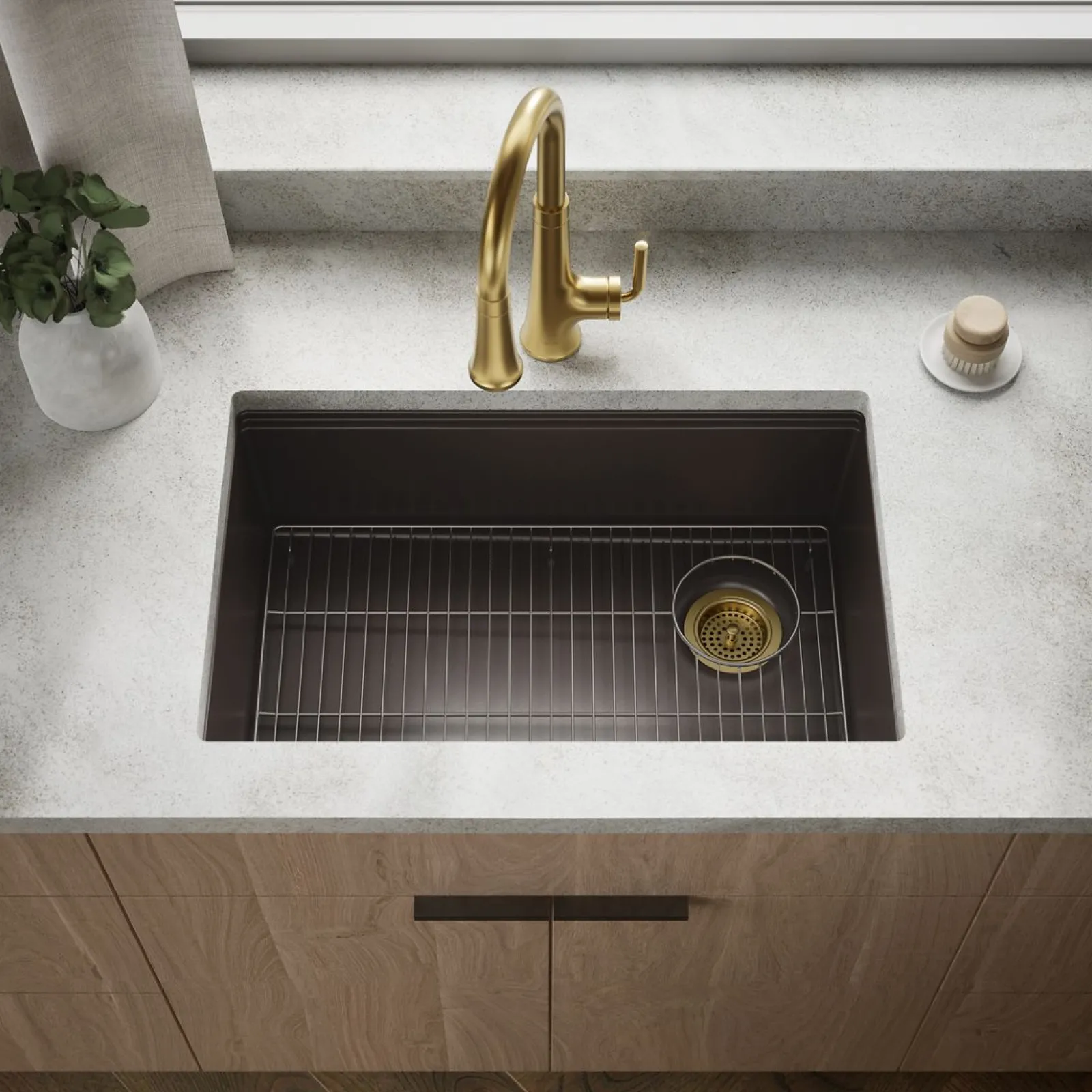 29-1/2" undermount single-bowl kitchen sink^Kohler New
