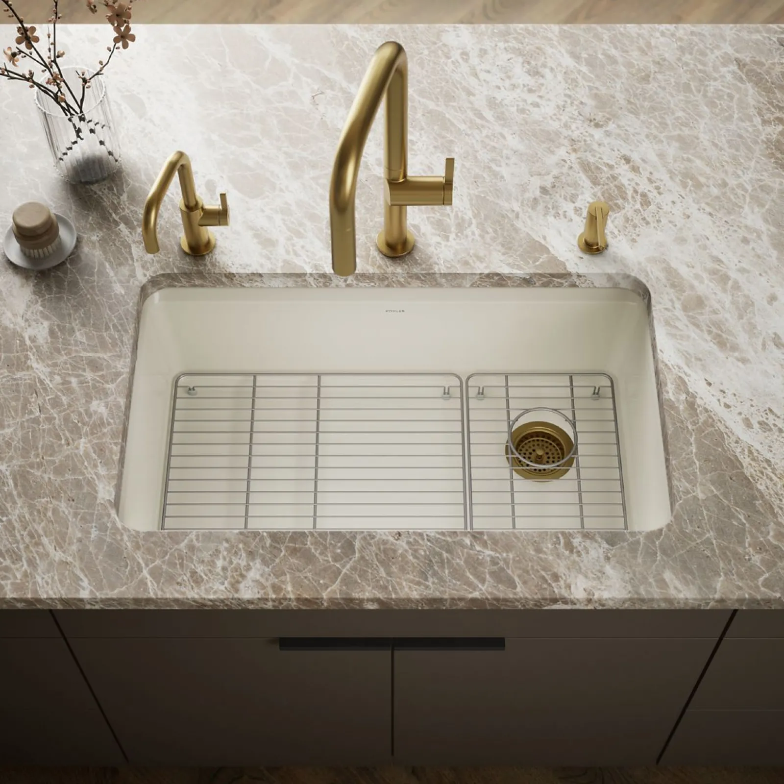 33" undermount single-bowl kitchen sink^Kohler New