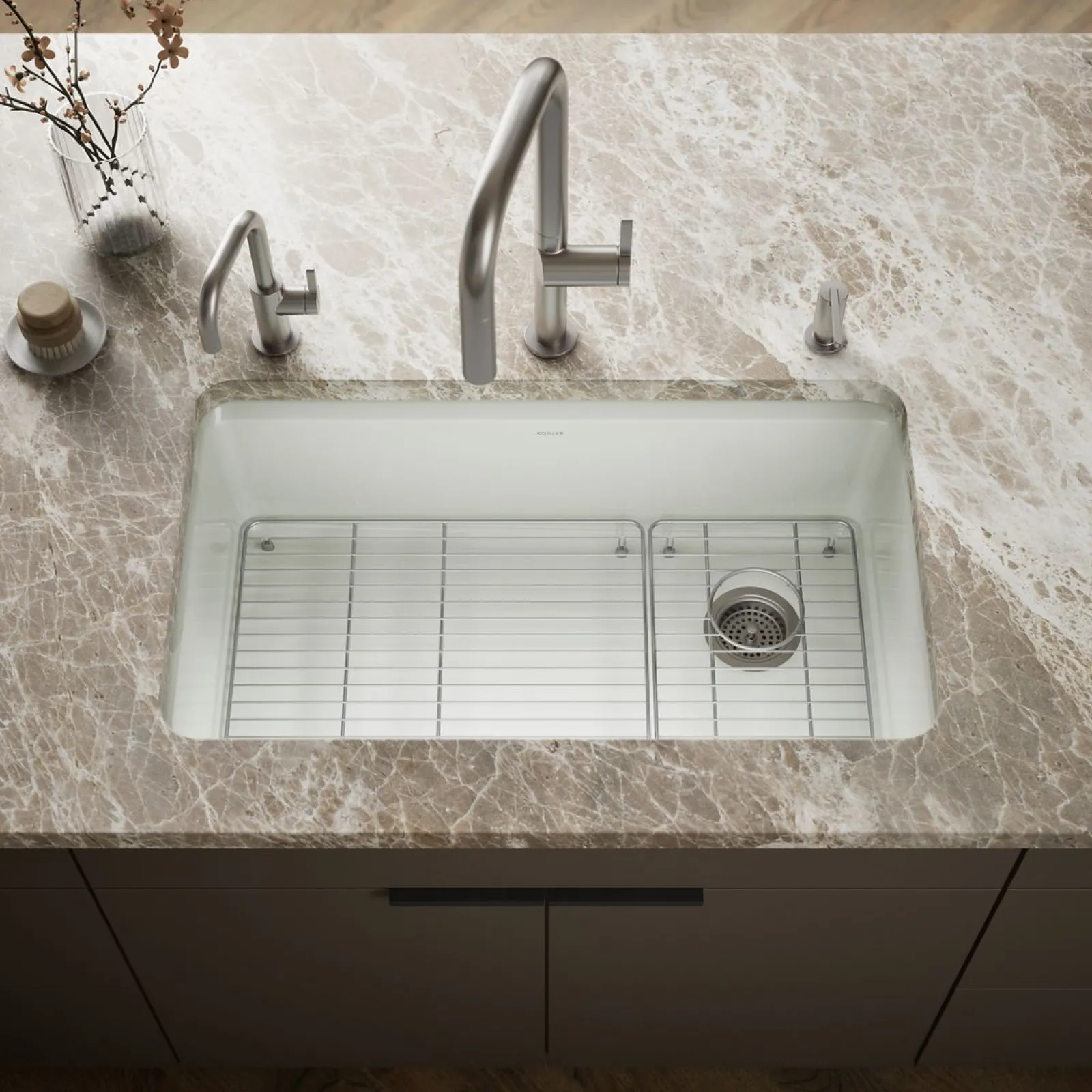 33" undermount single-bowl kitchen sink^Kohler New