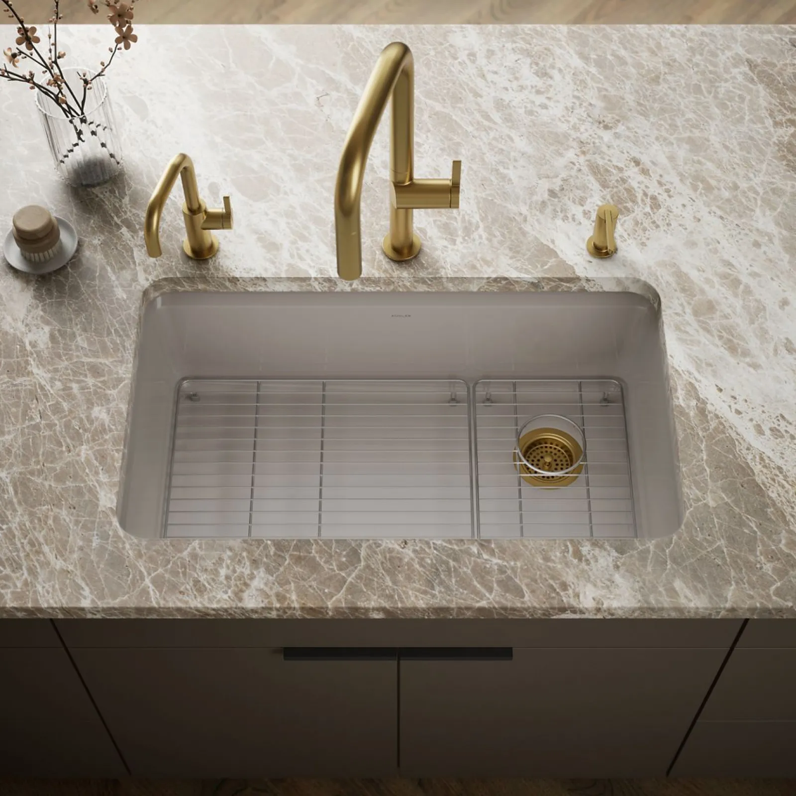 33" undermount single-bowl kitchen sink^Kohler New