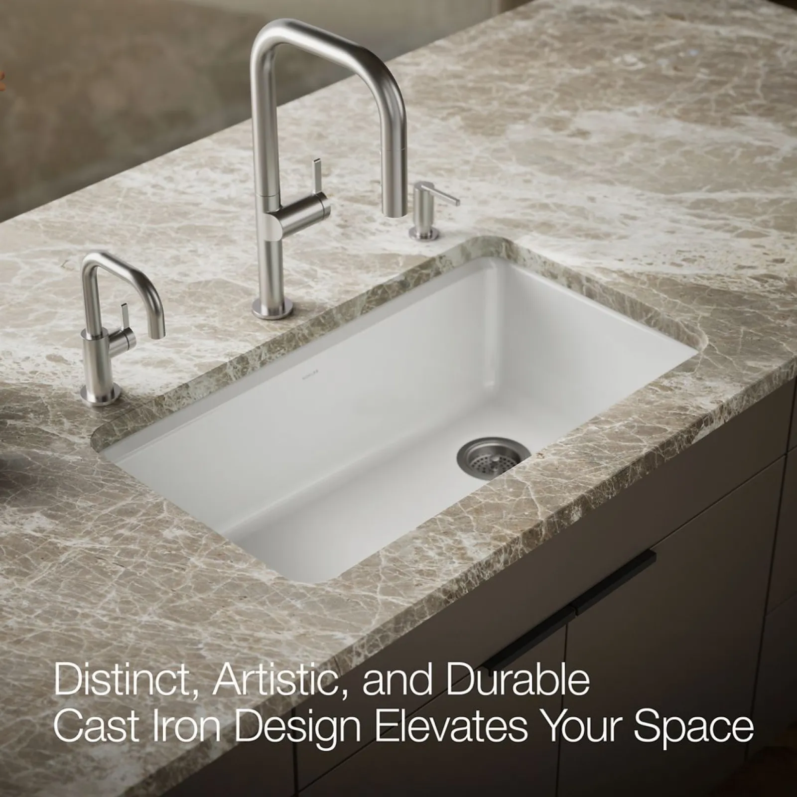 33" undermount single-bowl kitchen sink^Kohler New