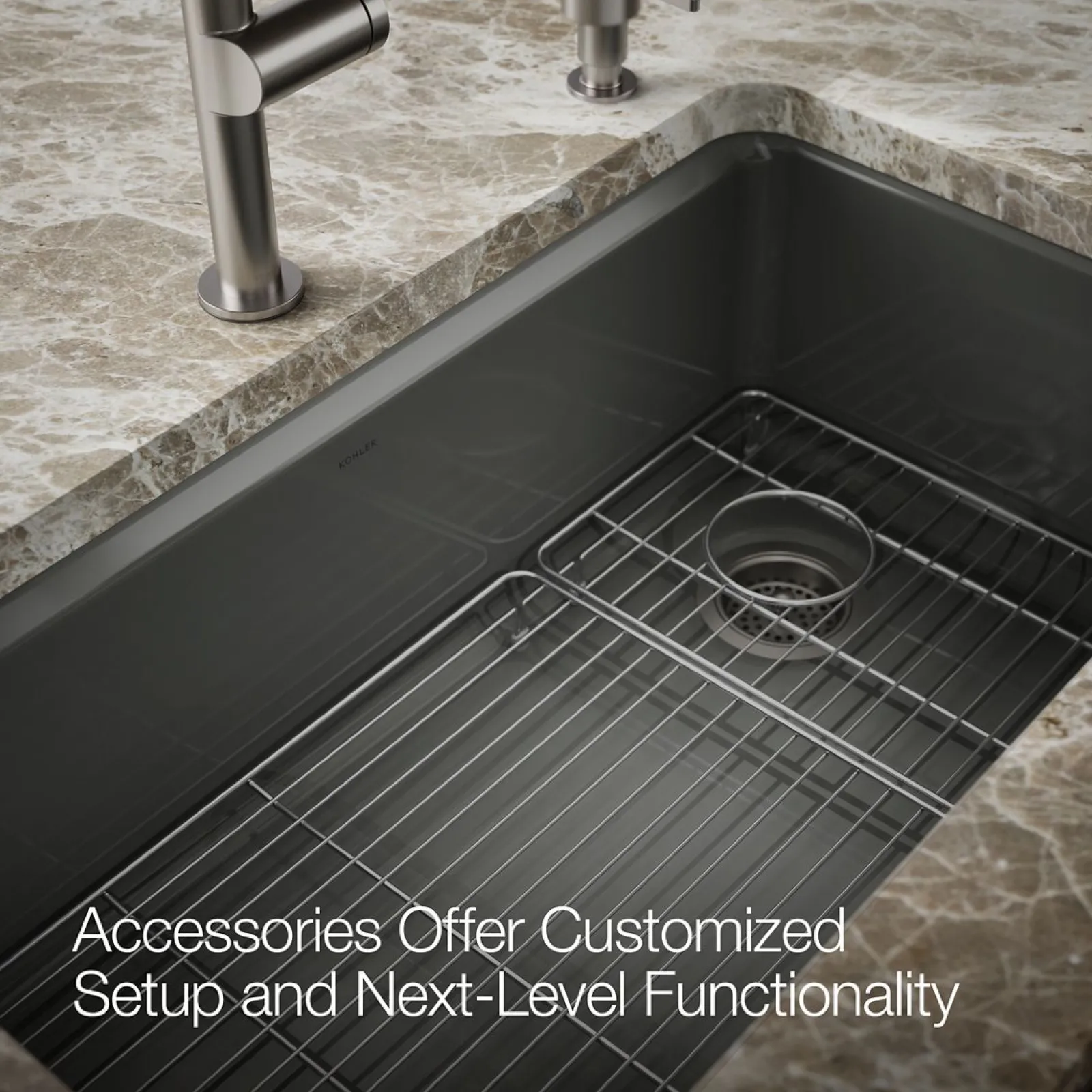 33" undermount single-bowl kitchen sink^Kohler New