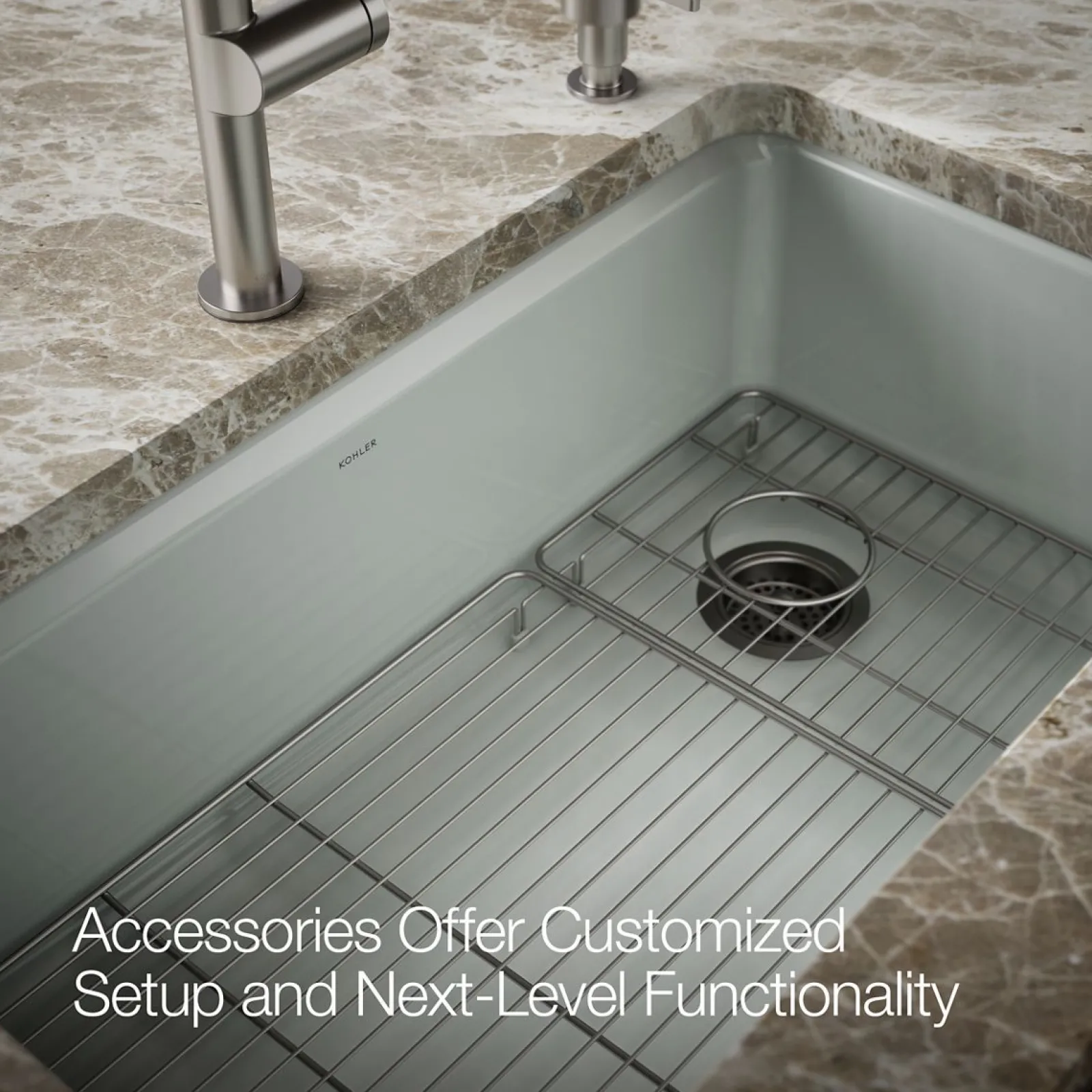 33" undermount single-bowl kitchen sink^Kohler New