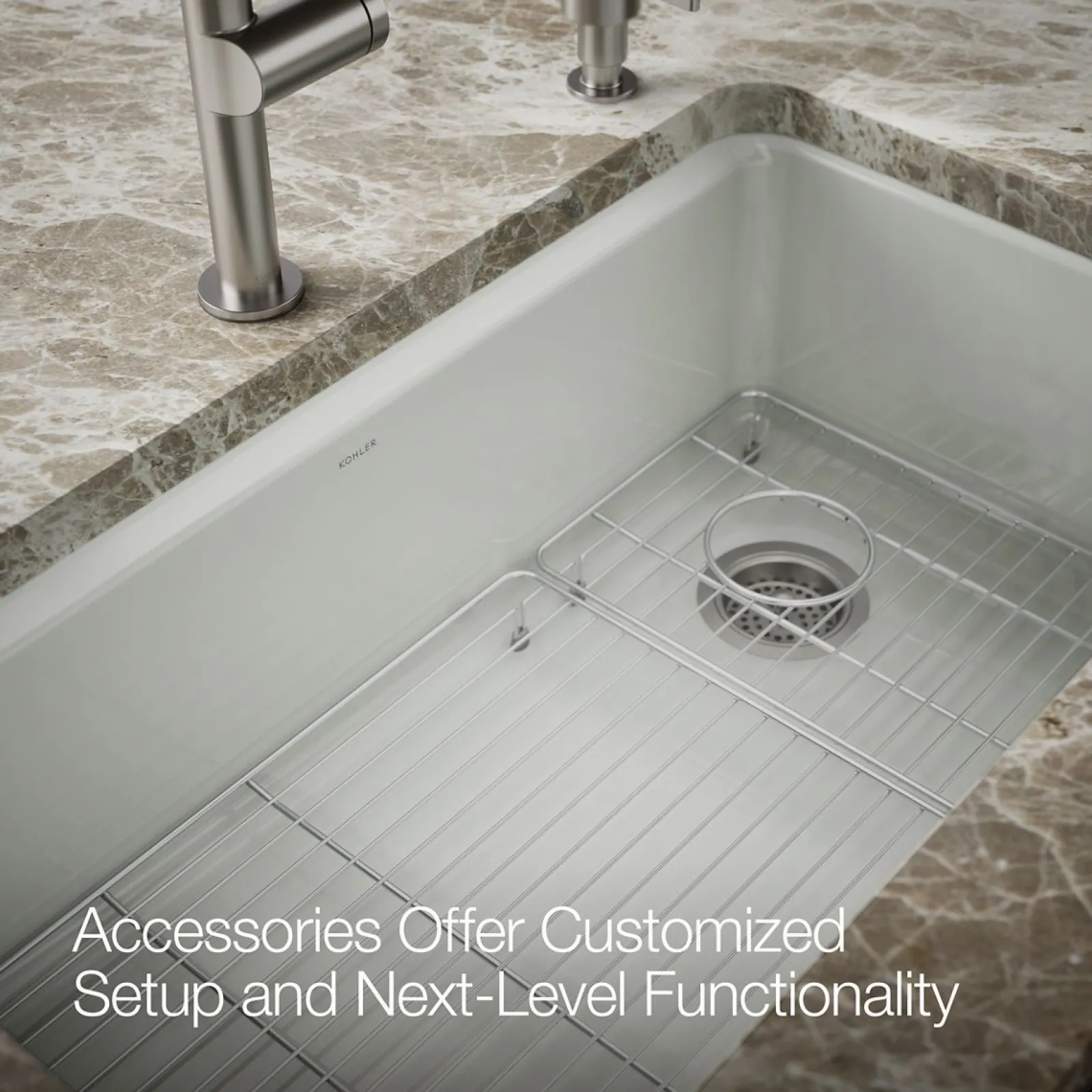 33" undermount single-bowl kitchen sink^Kohler New