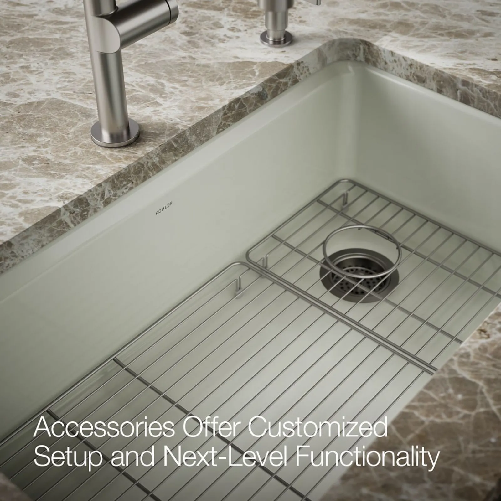 33" undermount single-bowl kitchen sink^Kohler New