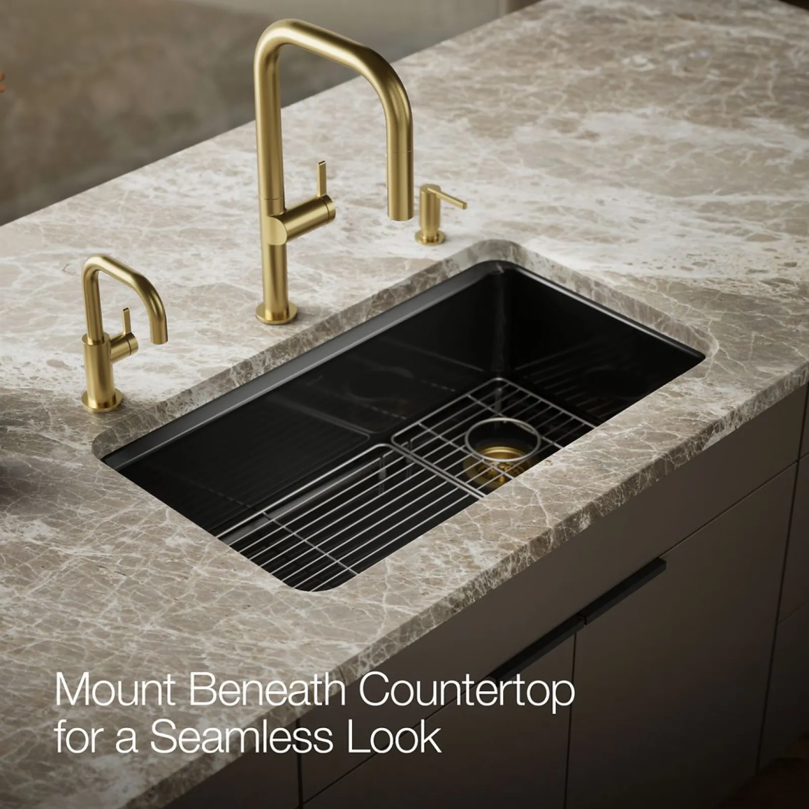 33" undermount single-bowl kitchen sink^Kohler New