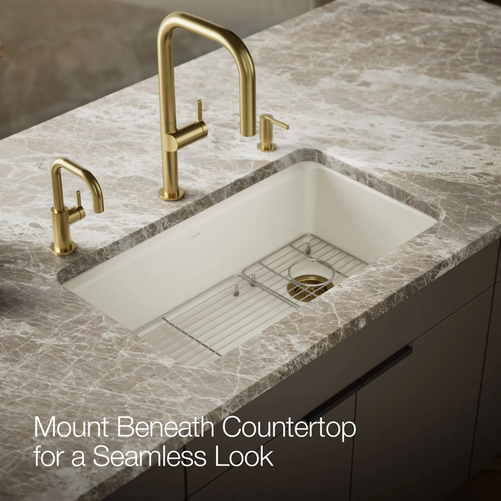 33" undermount single-bowl kitchen sink^Kohler New