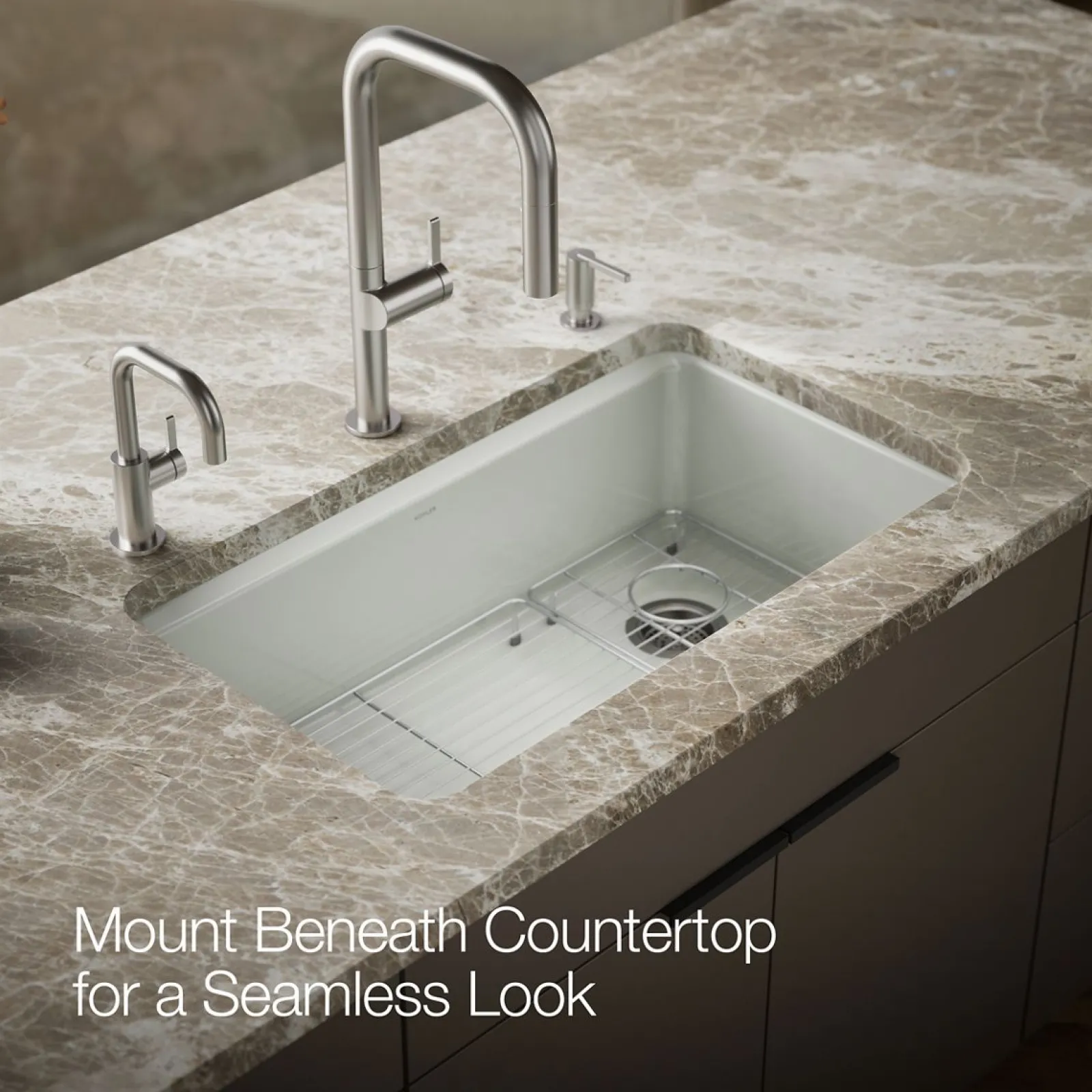 33" undermount single-bowl kitchen sink^Kohler New