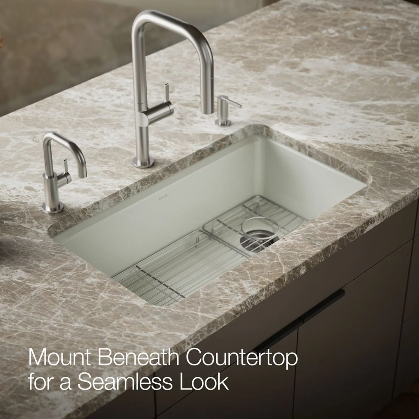 33" undermount single-bowl kitchen sink^Kohler New